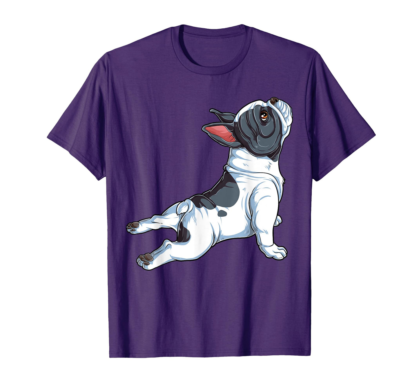 French Bulldog Yoga T shirt Frenchie Namaste Men Funny Gift T-Shirt