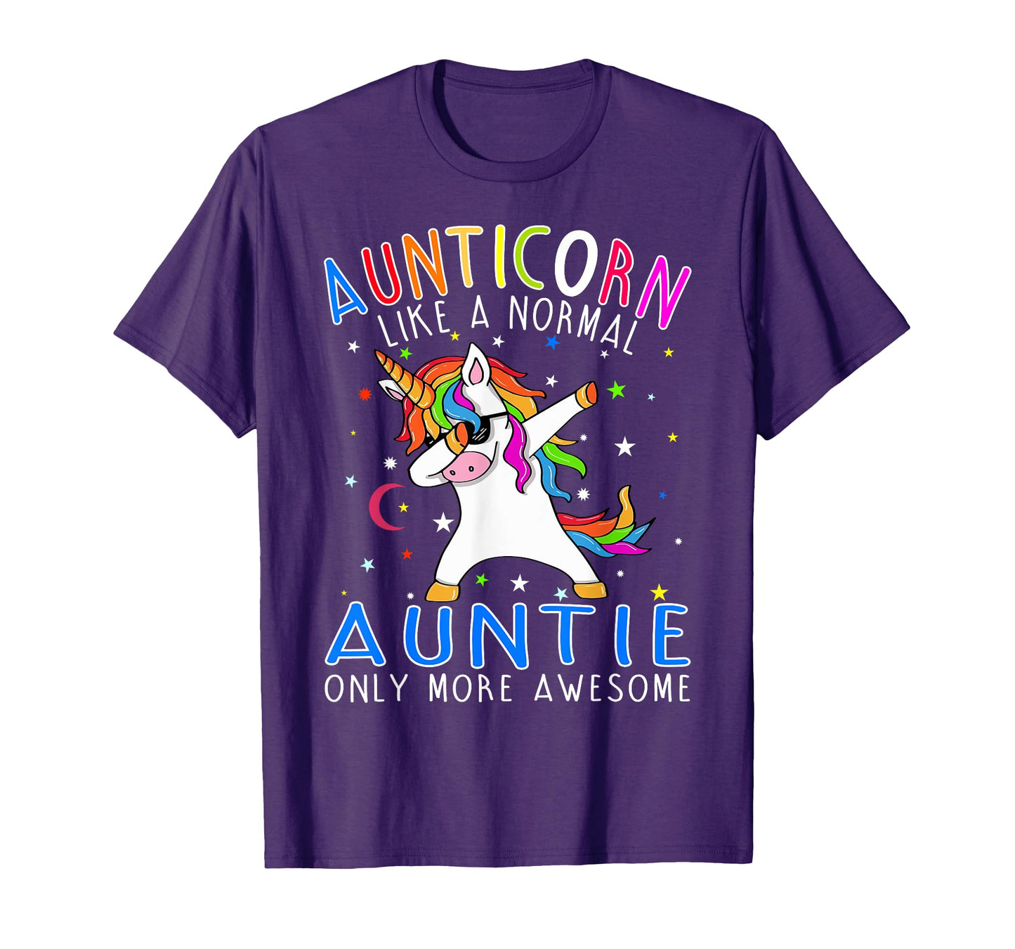 Aunticorn Like An Aunt Only Awesome Dabbing Unicorn T-Shirt