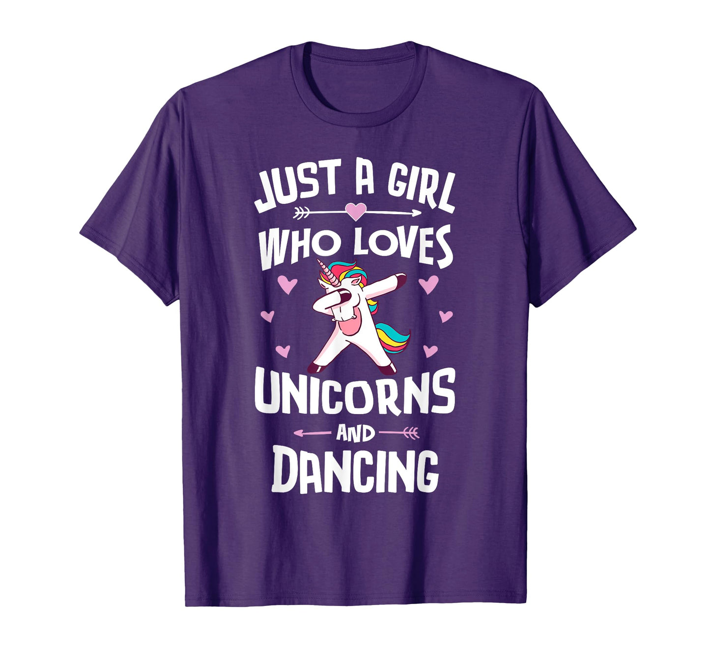 Just A Girl Who Loves Unicorns And Dancing Gift Women T-Shirt