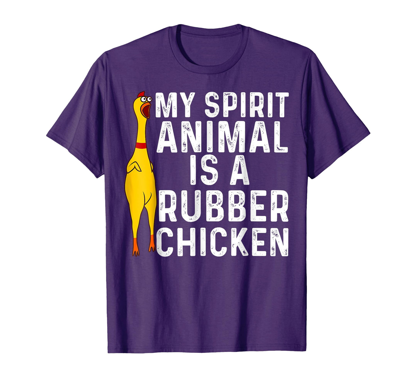 Funny Rubber Chicken Gift Men Women Rubber Chicken Costume T-Shirt