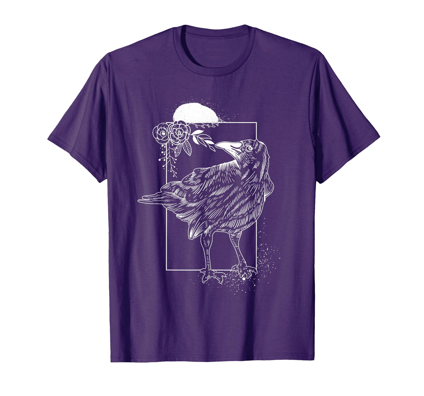 Raven Halloween Night Gift Idea Birds Crow T-Shirt