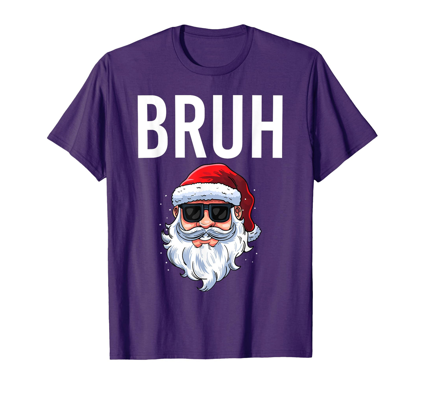 Merry Christmas Bruh Meme Funny Saying for Brother Boys Men T-Shirt