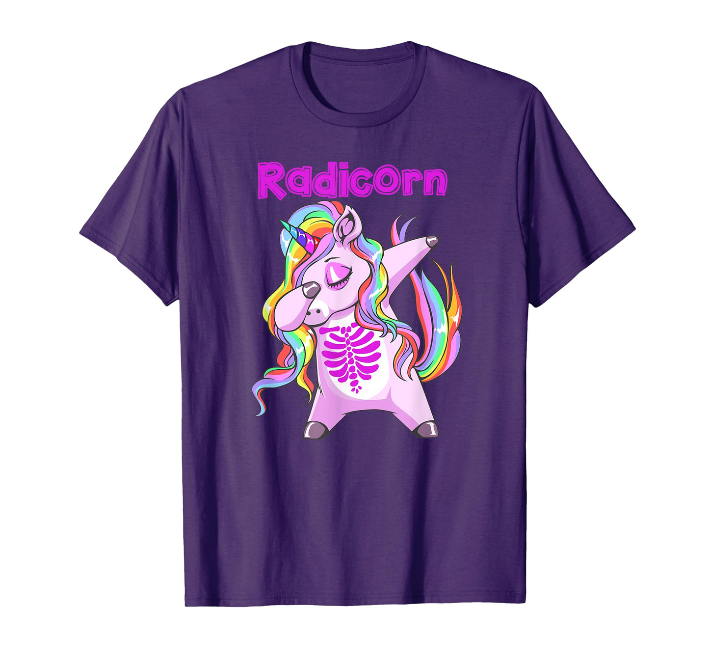 Rad Radiology Tech Dabbing Unicorn Dancing X-Ray Gift T-Shirt