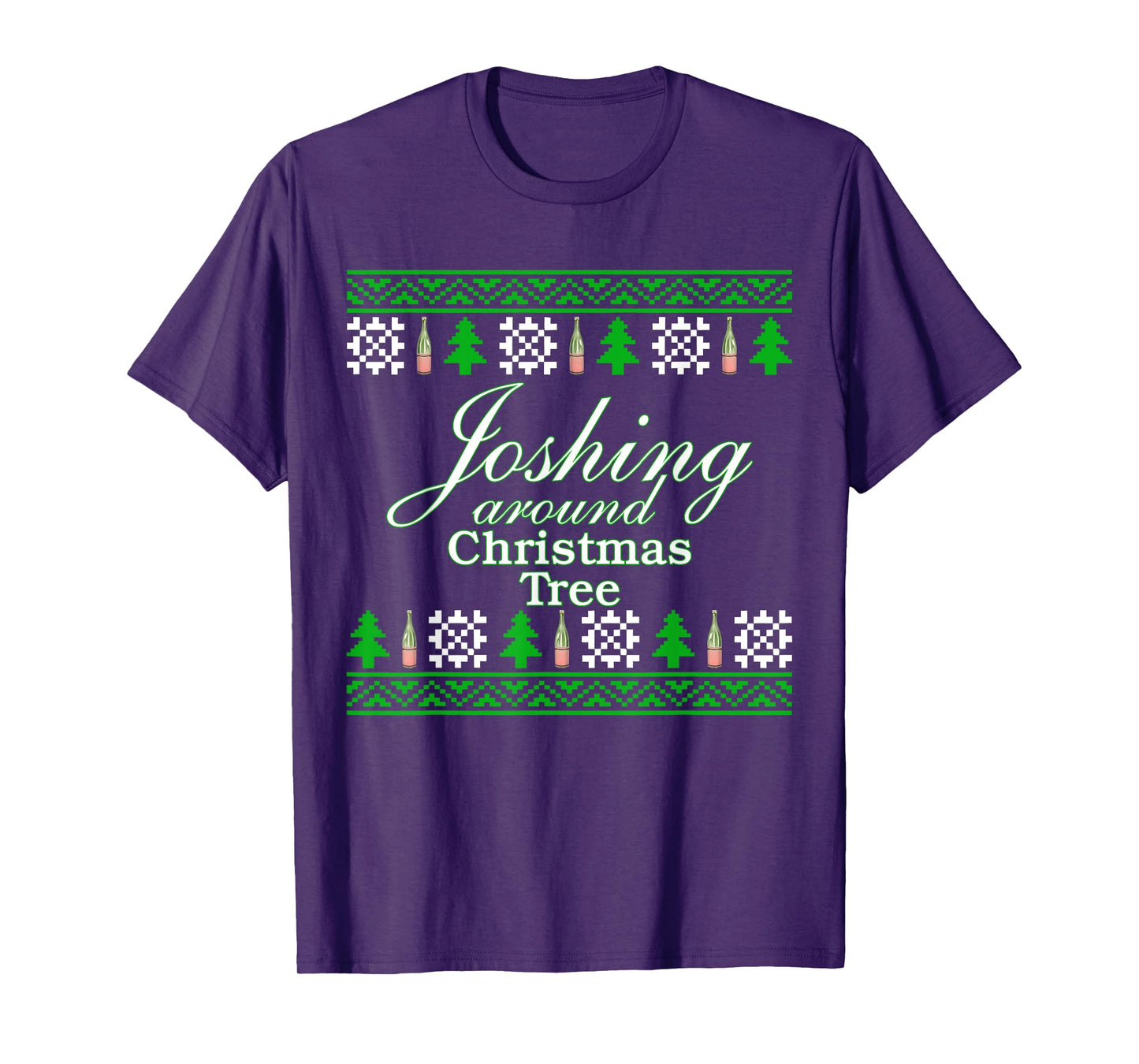 Joshing Around Christmas Tree Funny Christmas T-Shirt