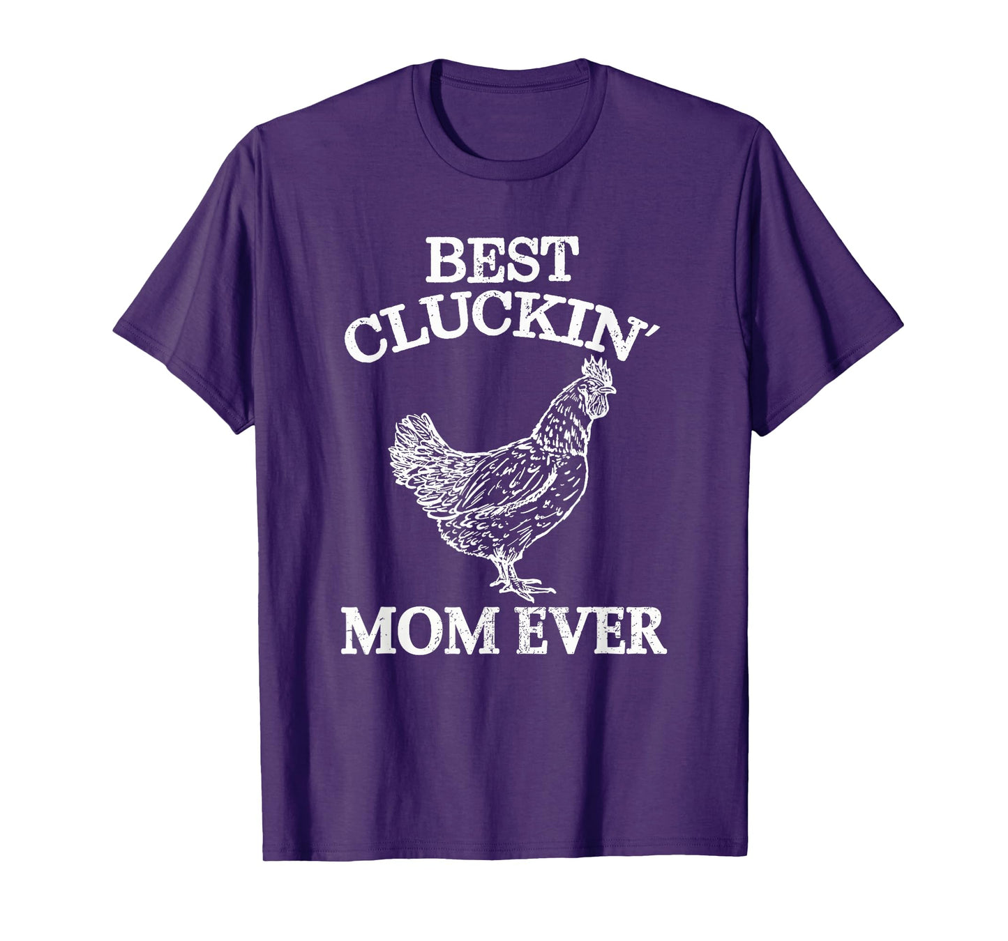 Best Cluckin Mom Ever Chicken Lover Women Girl Farm Retro T-Shirt