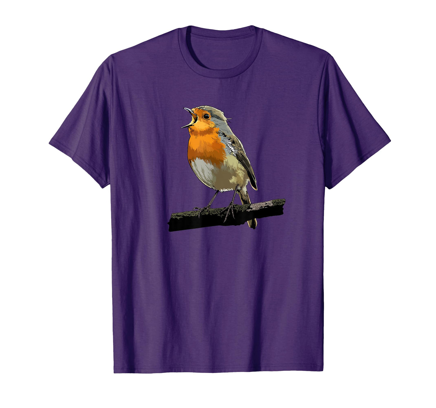 Robin Bird Watching Redbreast Birding Gift T-Shirt