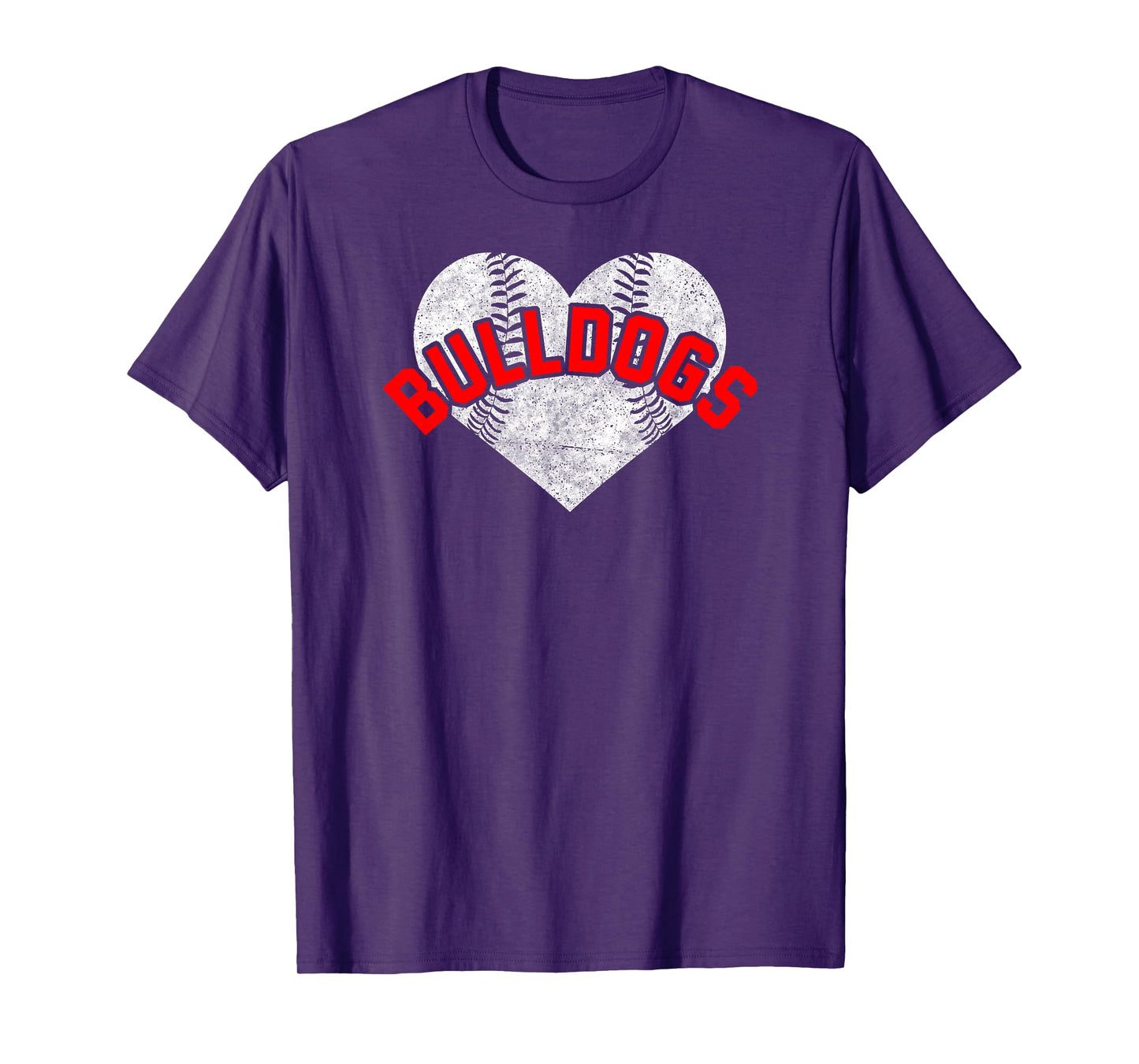 Bulldogs Baseball Softball High School Team Mascot Mom T-Shirt