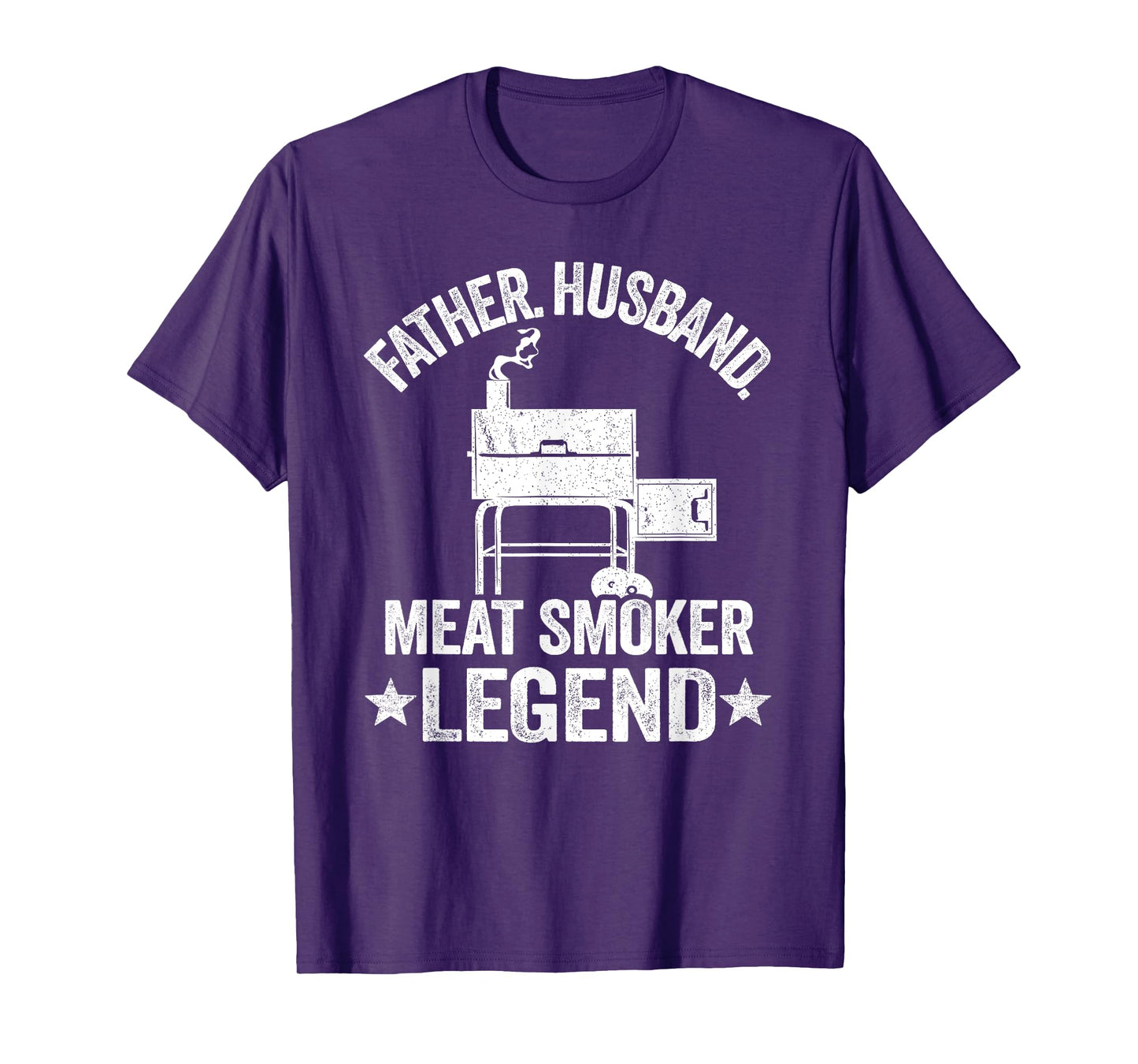 Father Husband Meat Smoker Legend Grilling Dad Meat Smoking T-Shirt