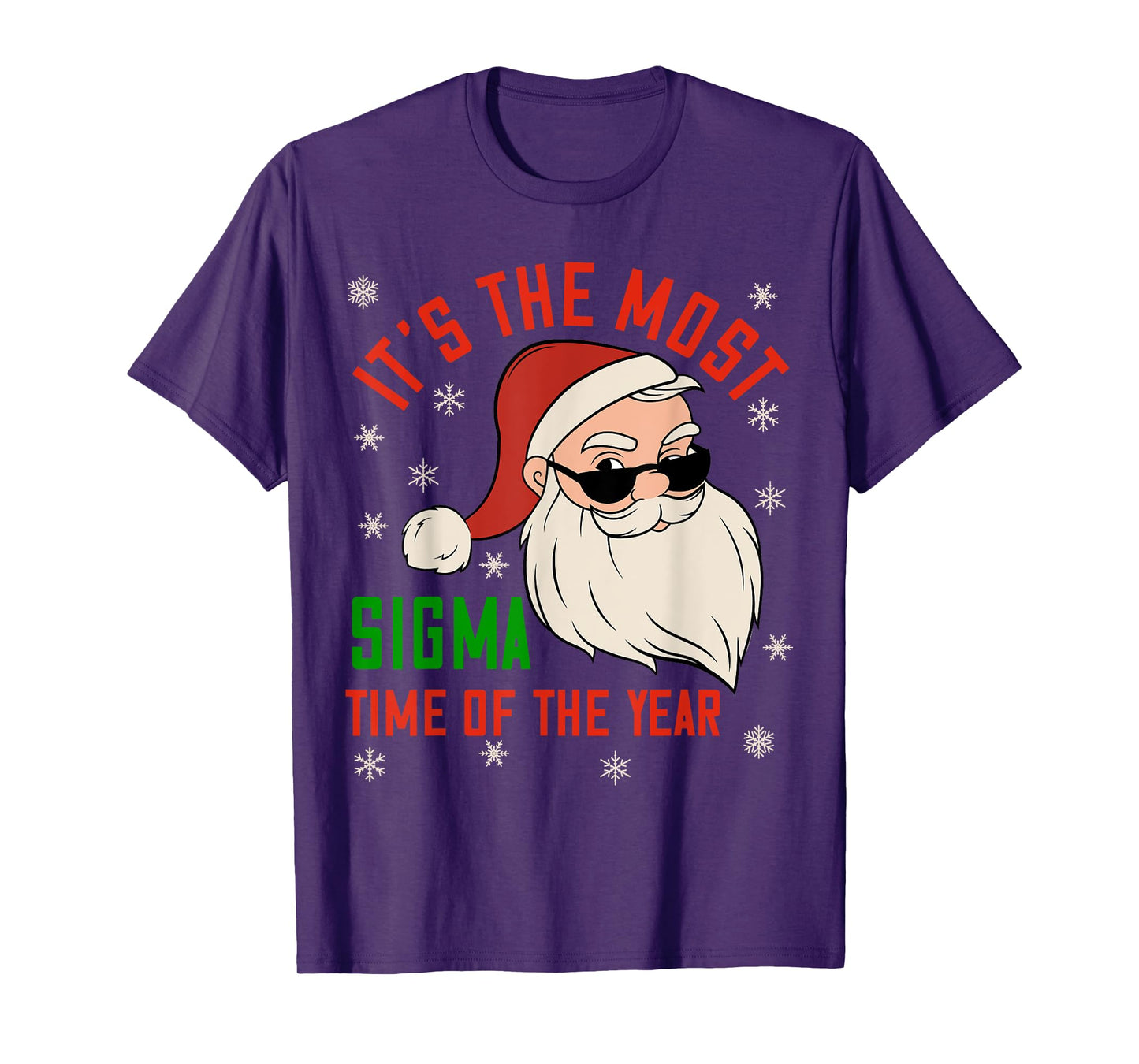 Sigma Christmas Shirt Sigma Santa Teenage Boys Funny Xmas T-Shirt