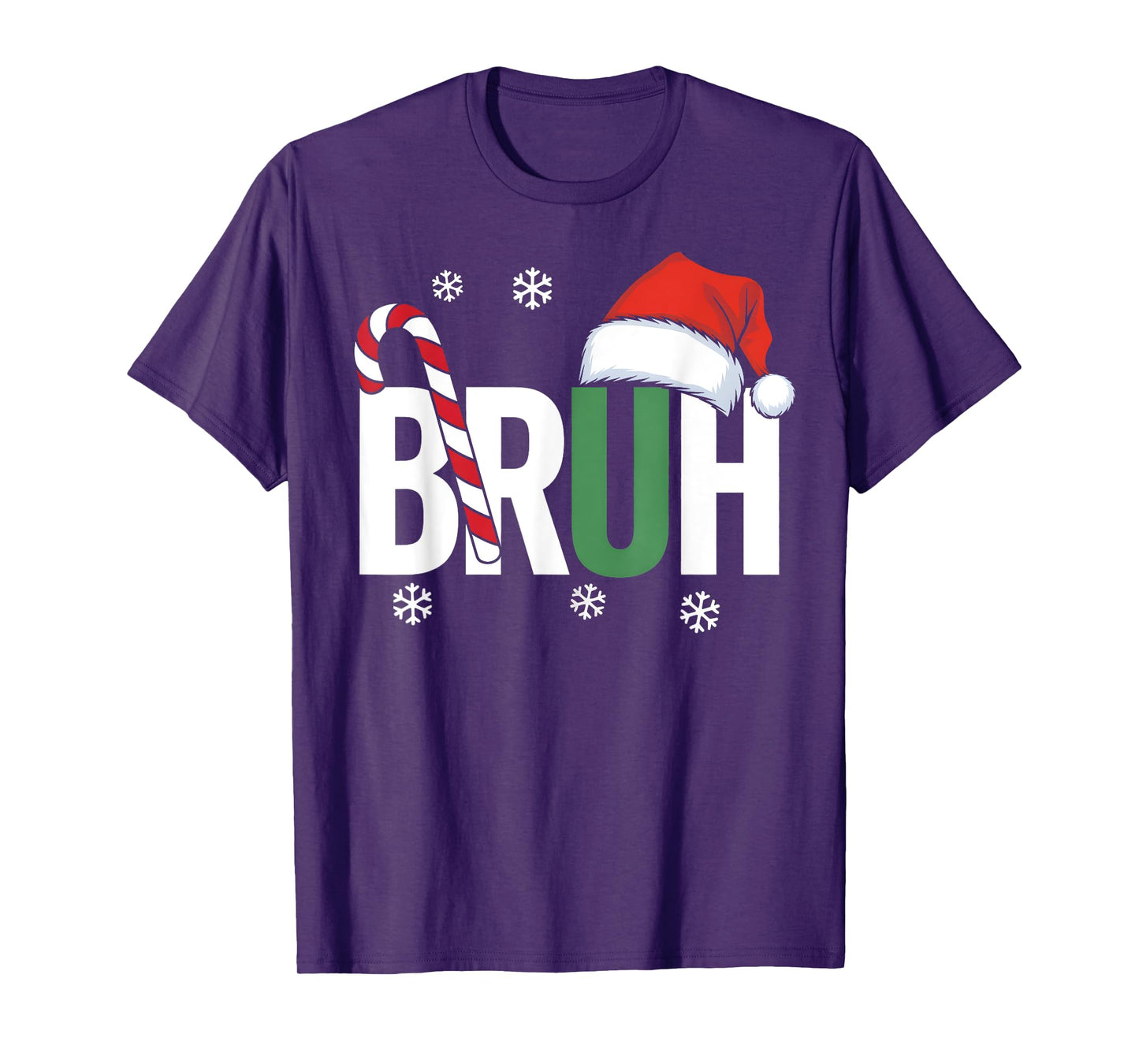 Bruh Christmas Santa Happy Christmas Family Xmas Christmas T-Shirt