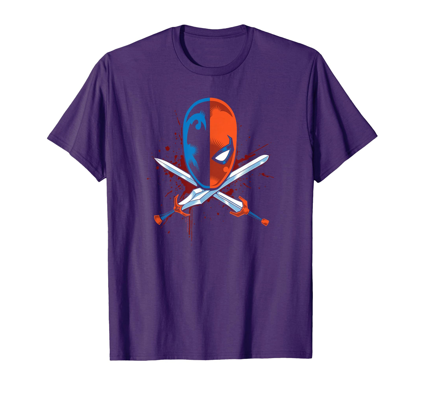 Batman Deathstroke Crossed Swords T-Shirt