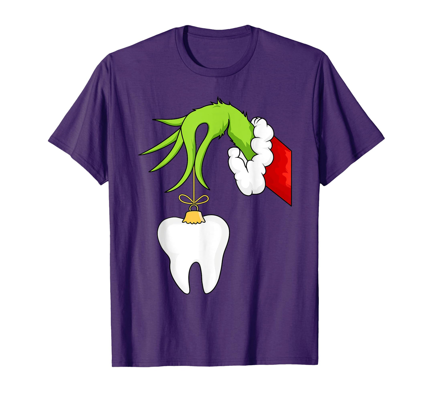Christmas Tooth Dentist Dental Assistant Teeth Xmas Pajamas T-Shirt