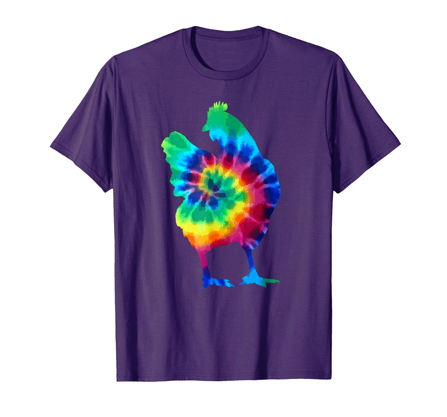 Chicken Tie Dye Vintage Hippie Chickens T-Shirt