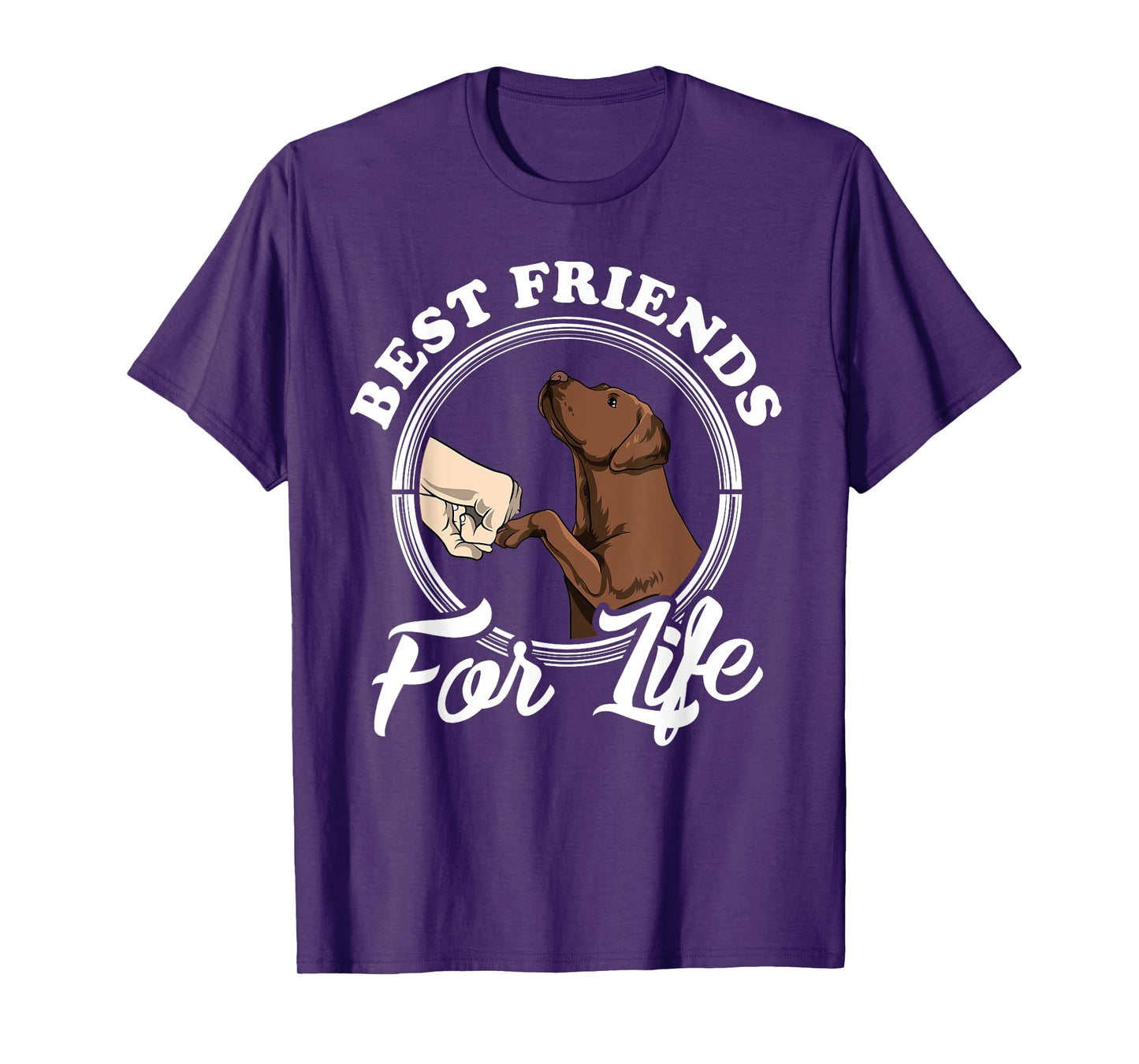 Chocolate Labrador Design Funny Chocolate Labrador Lovers T-Shirt