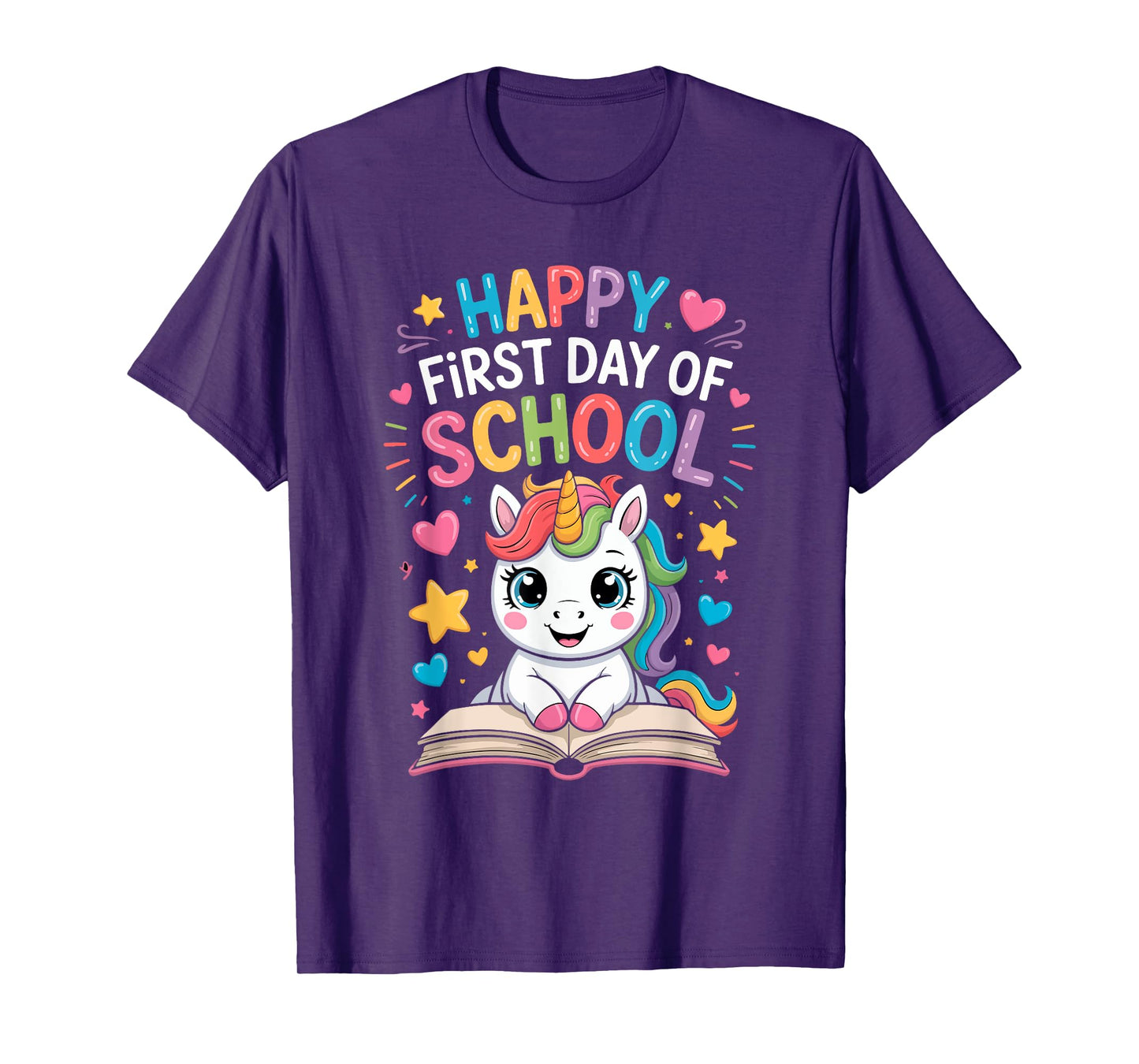 Happy First Day of School Unicorn T-Shirt