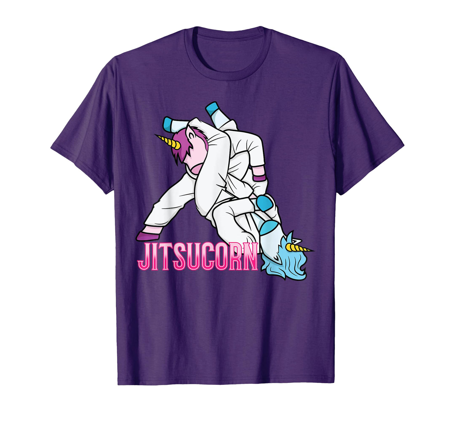 Jitsucorn Unicorn Funny Jiu Jitsu Combat BJJ MMA Girl Gift T-Shirt