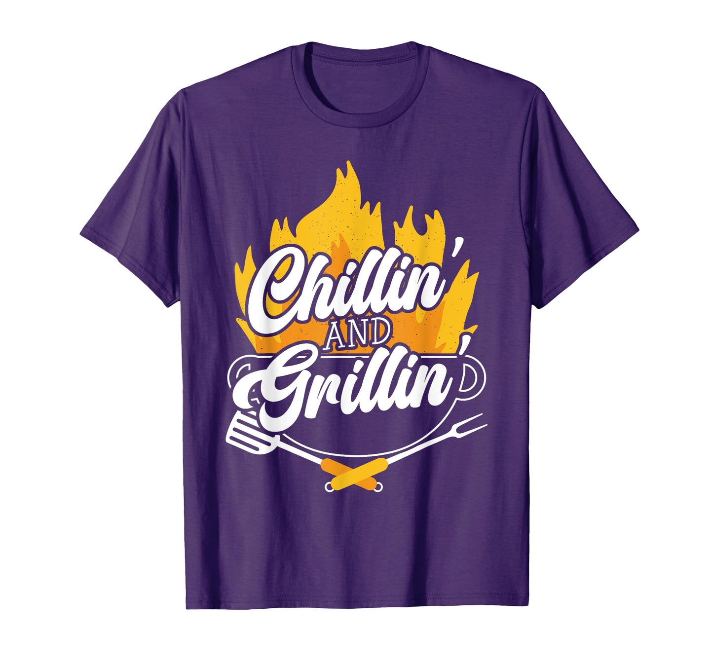 Chillin' And Grillin' BBQ Grillmaster Barbecue T-Shirt