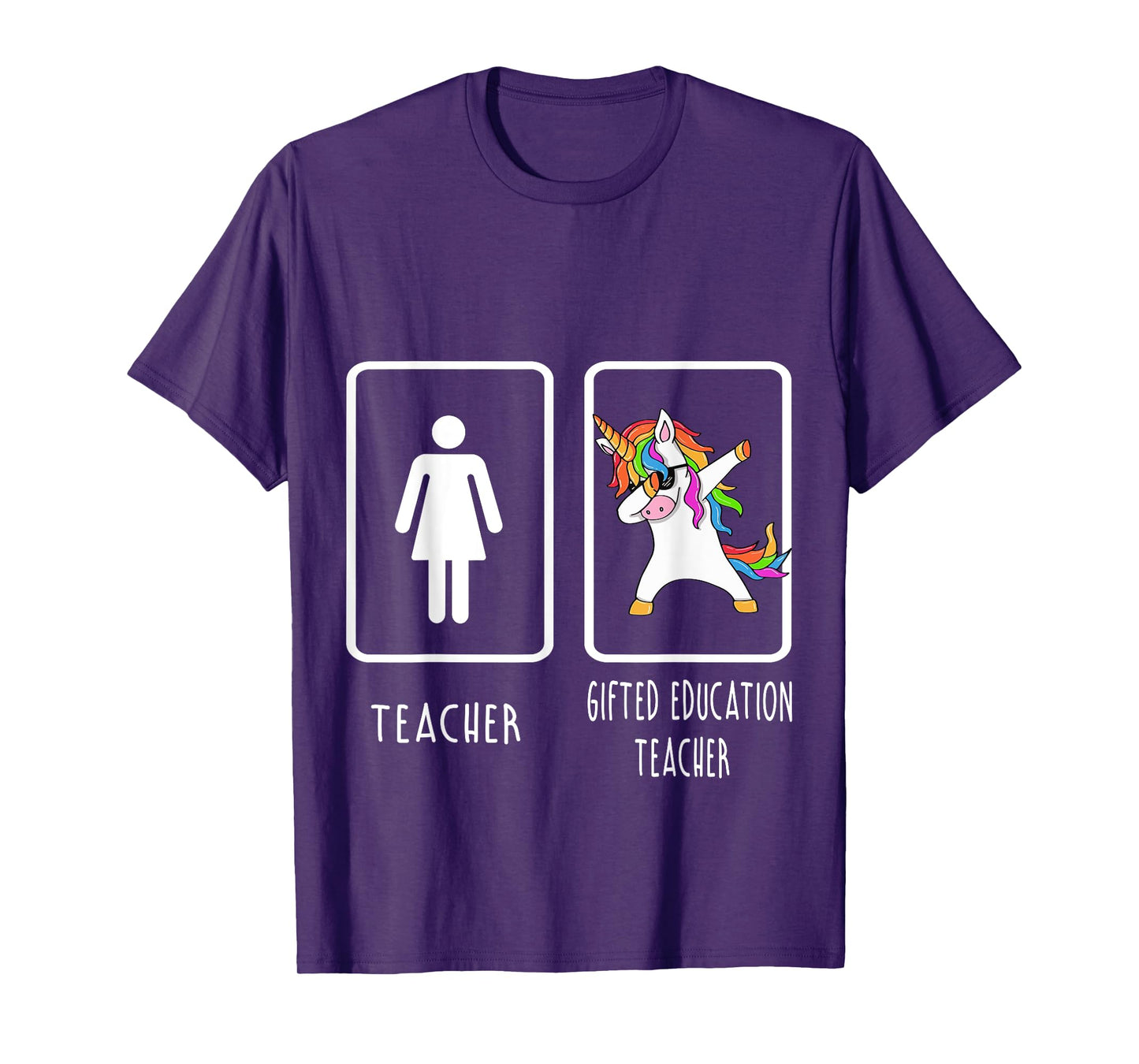 GIFTED EDUCATION TEACHER Unicorn Shirt Men Women Kids T-Shirt