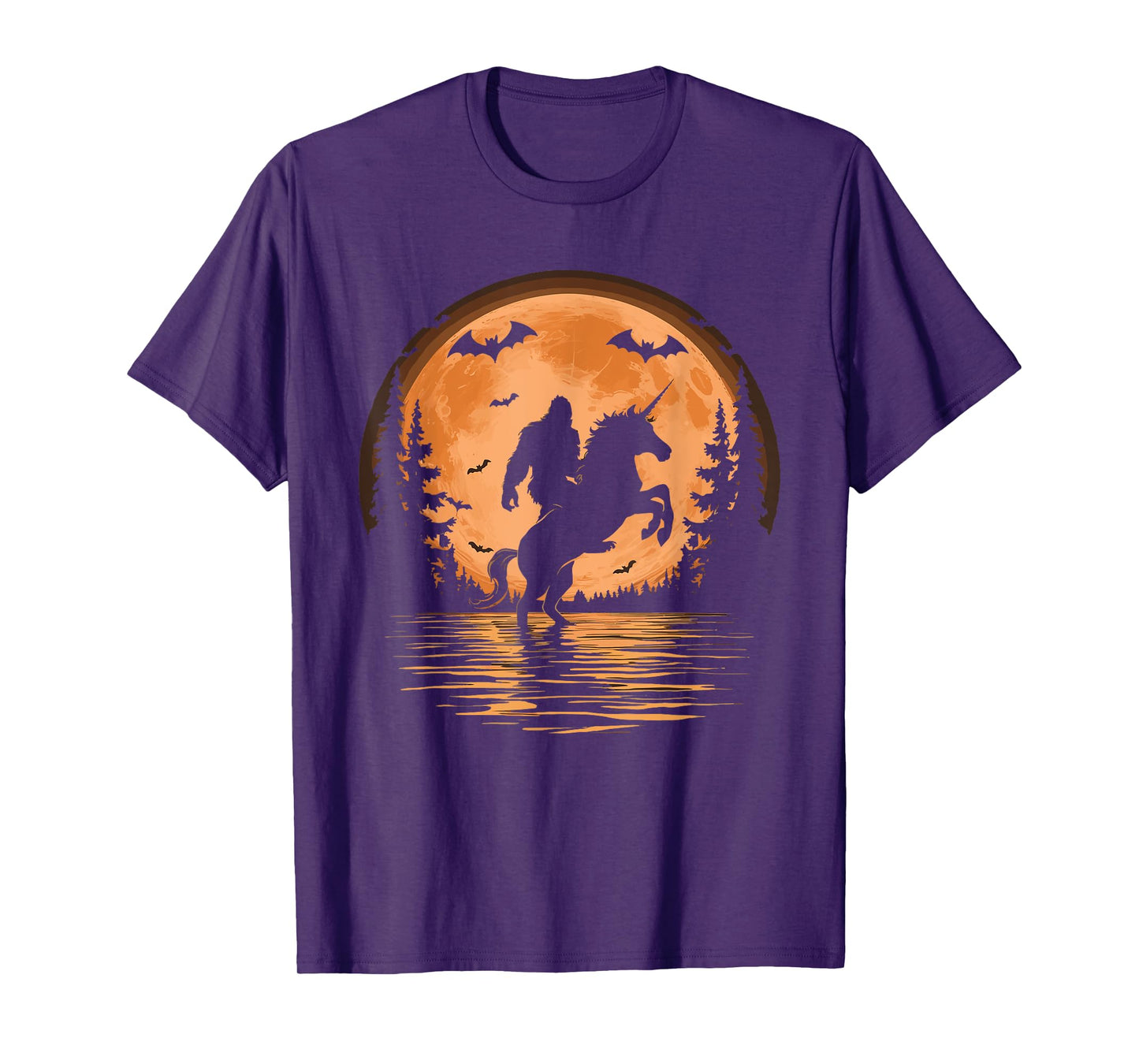 Bigfoot Riding Unicorn T-Shirt