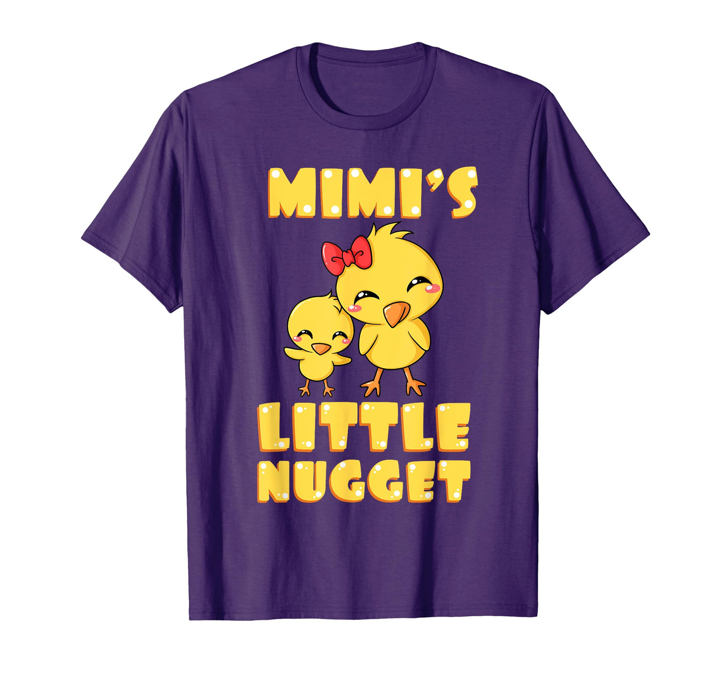Mimi's Little Nugget Chicken Lover Grandma Mother's Day T-Shirt