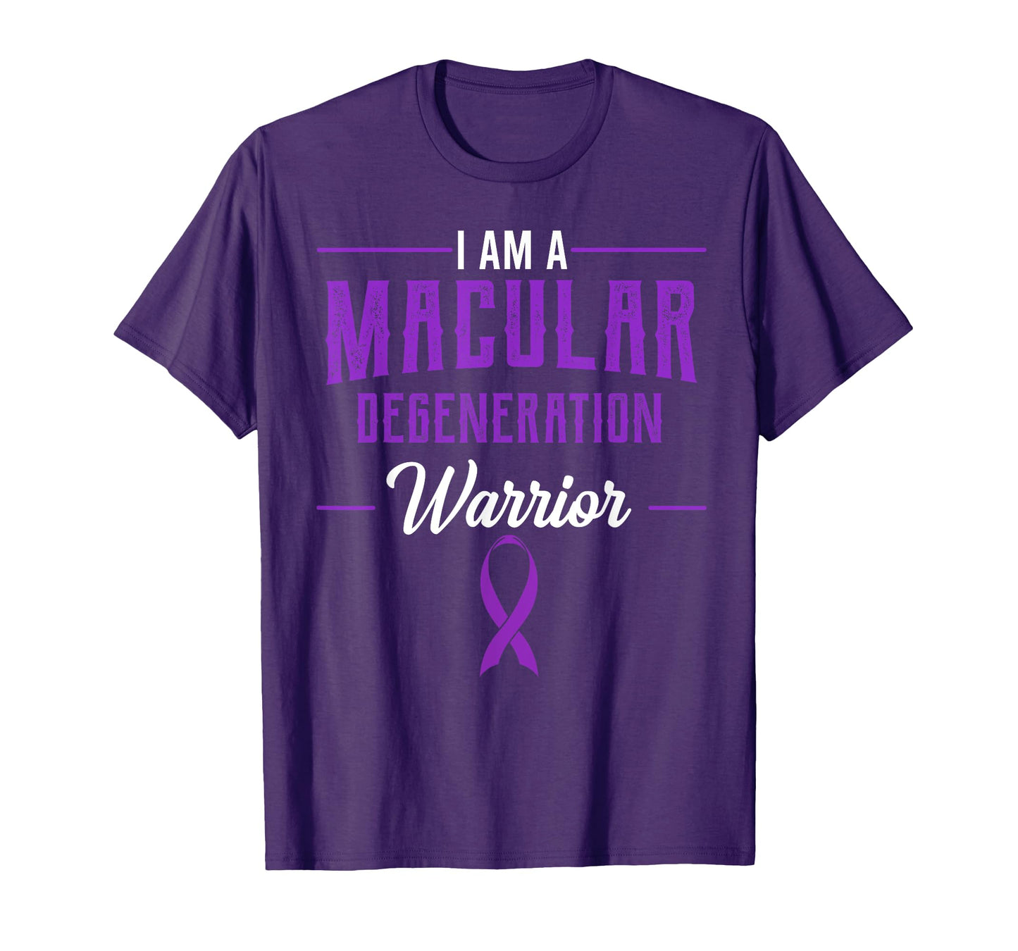 Macular Degeneration AMD ARMD Age-Related Warrior Supporters T-Shirt