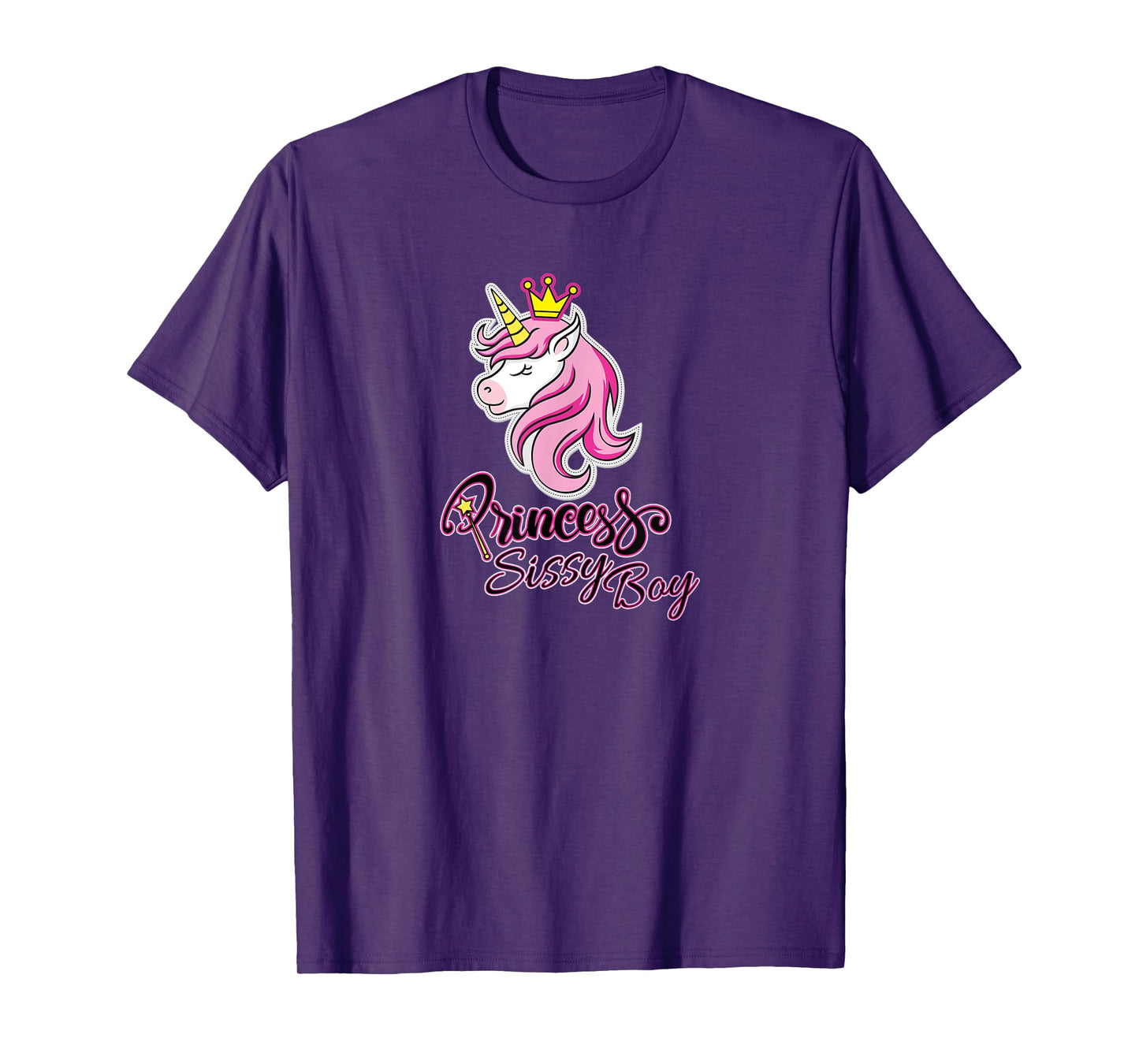 PRINCESS SISSY BOY - Princess Unicorn Design T-Shirt