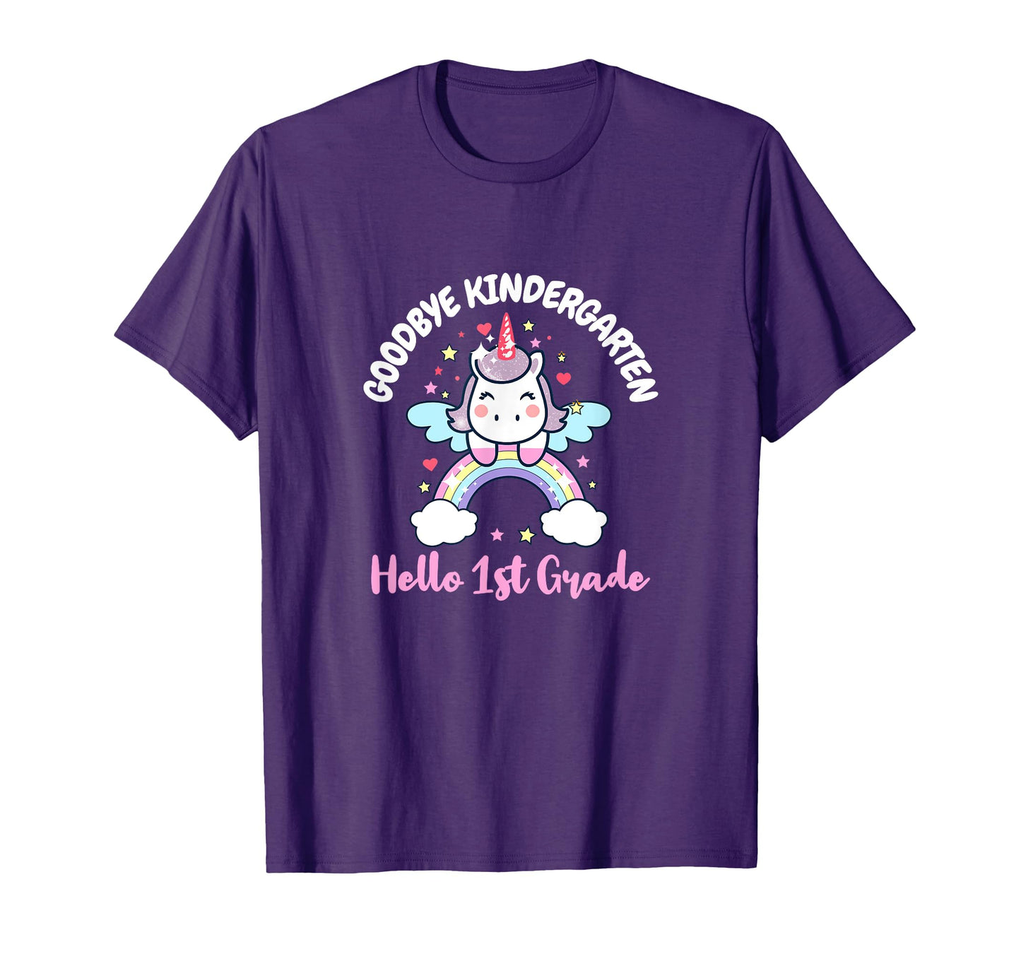 Goodbye Kindergarten Hello First Grade Day Back To School T-Shirt