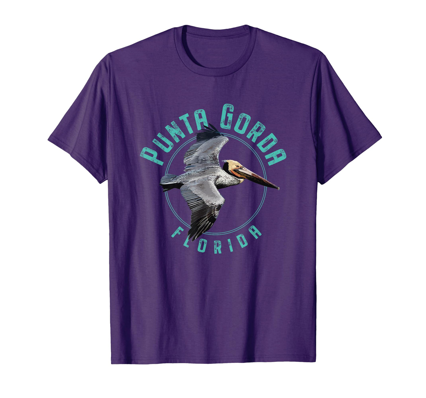 Punta Gorda Florida Pelican Design T-Shirt