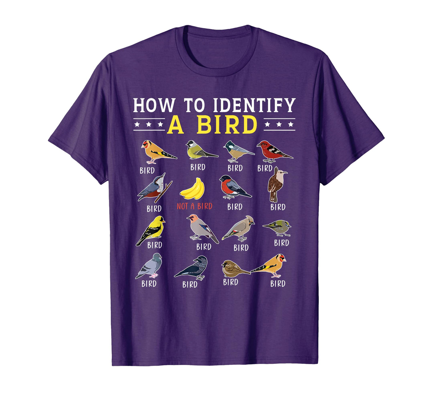 How To Identify A Bird | Bird Watcher | Bird Lover T-Shirt