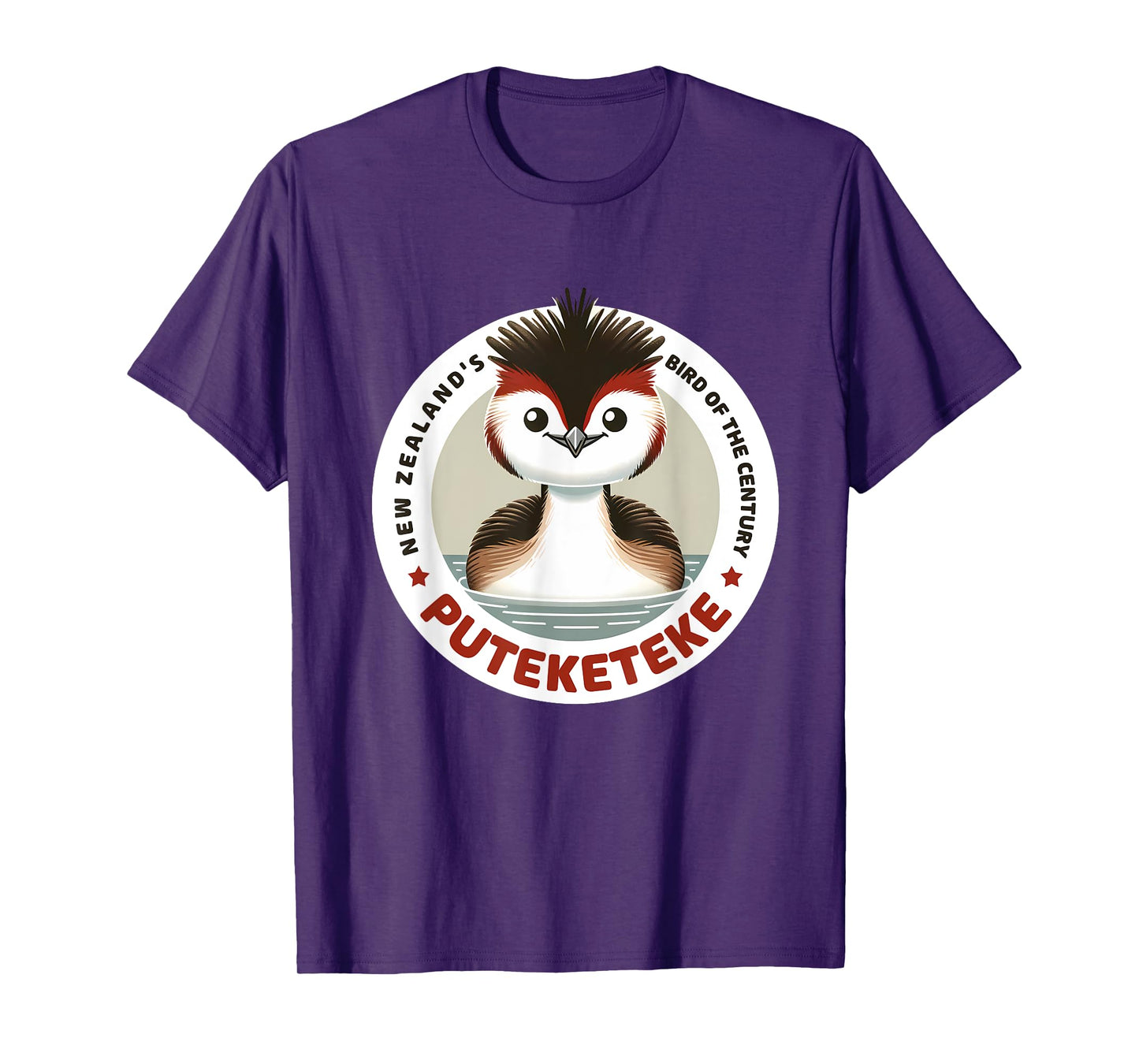 Puteketeke Bird New Zealand's Bird of the Century T-Shirt