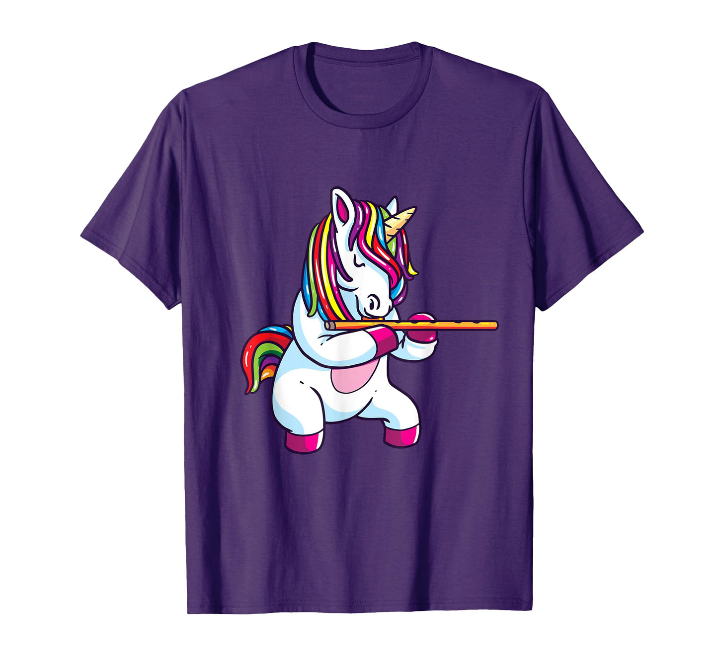 Flute Gift Shirt Marching Chapel Flute Unicorn T-Shirt
