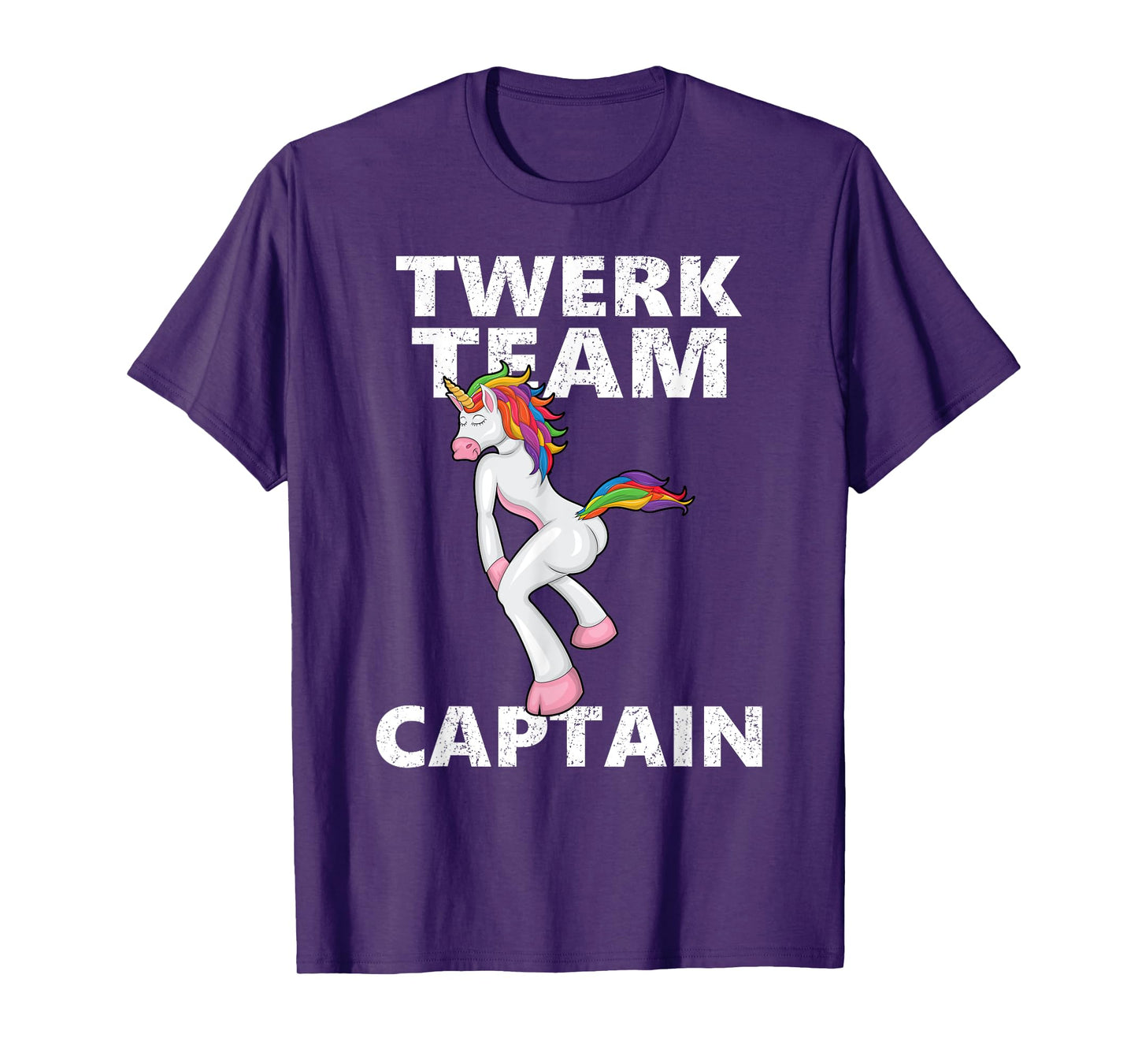 Twerk Team Captain Shirt, Funny Unicorn T-Shirt