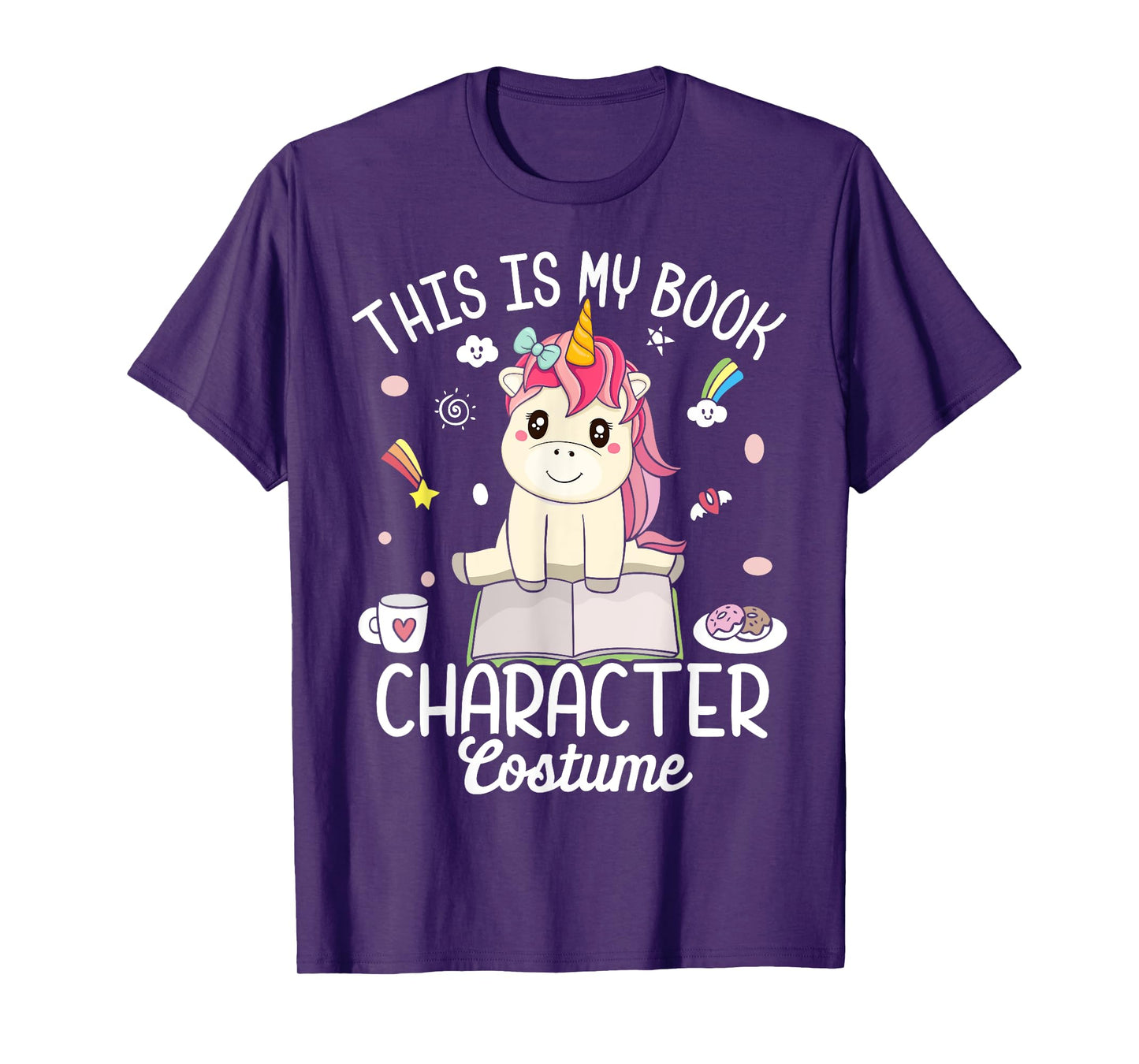 Book Character Costume Book Reader Girl Book Lover T-Shirt