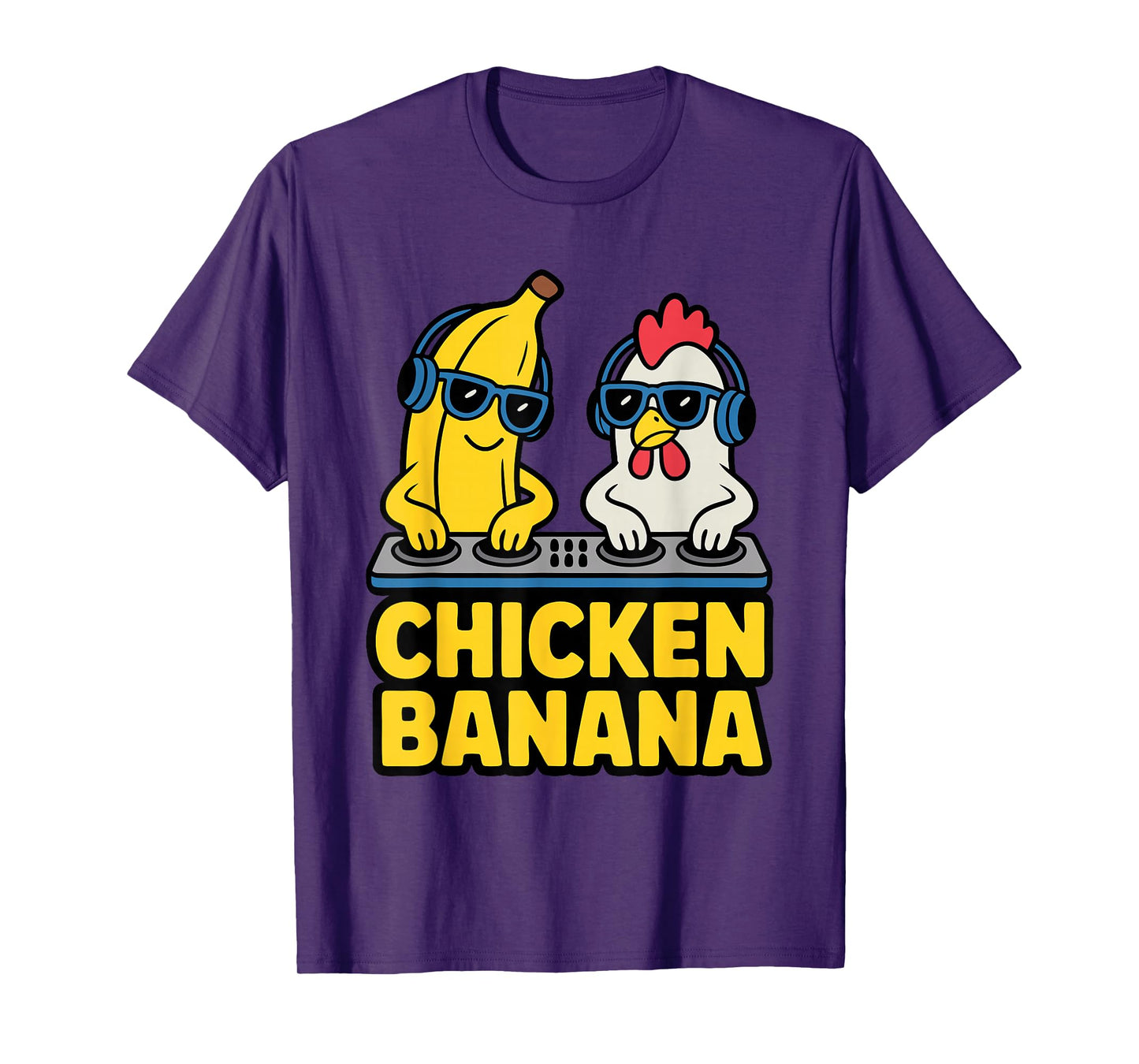 Funny Chicken Banana T-Shirt