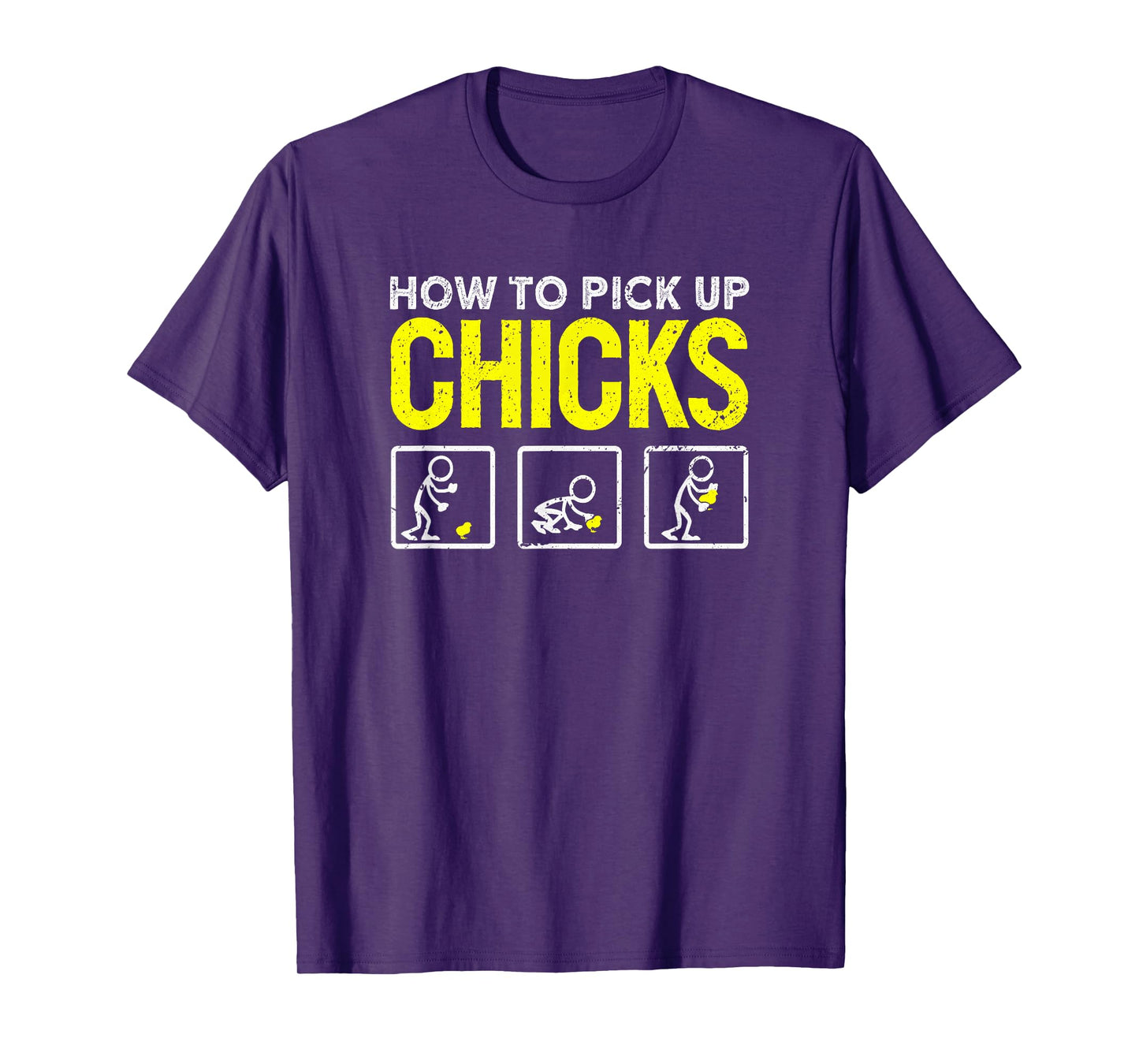 How To Pick Up Chicks Funny Kids Mens Easter T-Shirt