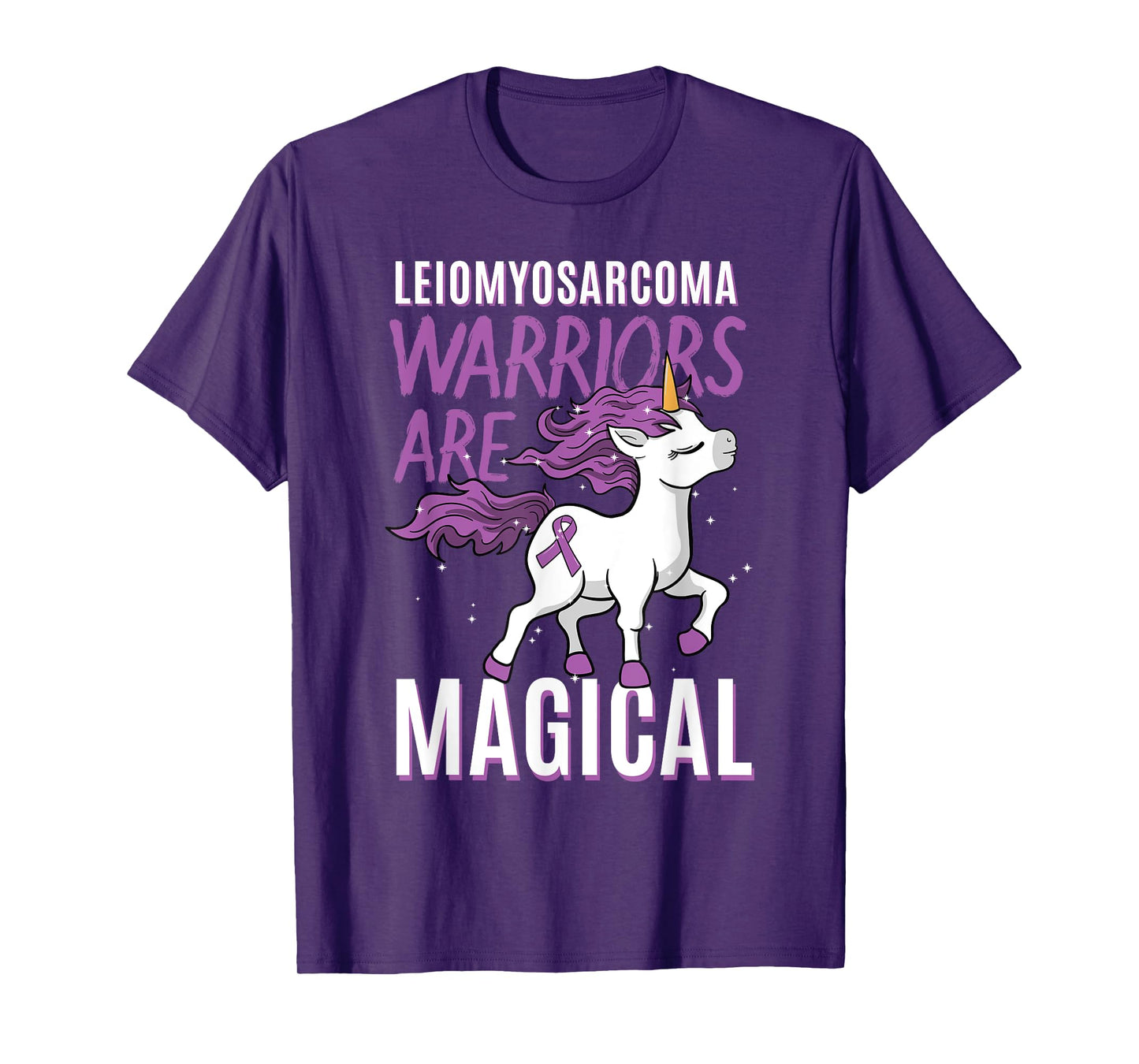 Leiomyosarcoma Warrior LMS Rare Cancer Unicorn Sarcoma Gift T-Shirt