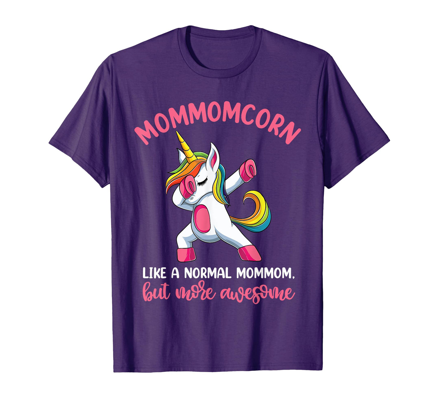 Mommomcorn Mommom Unicorn Shirts, Unicorn Birthday T-Shirt