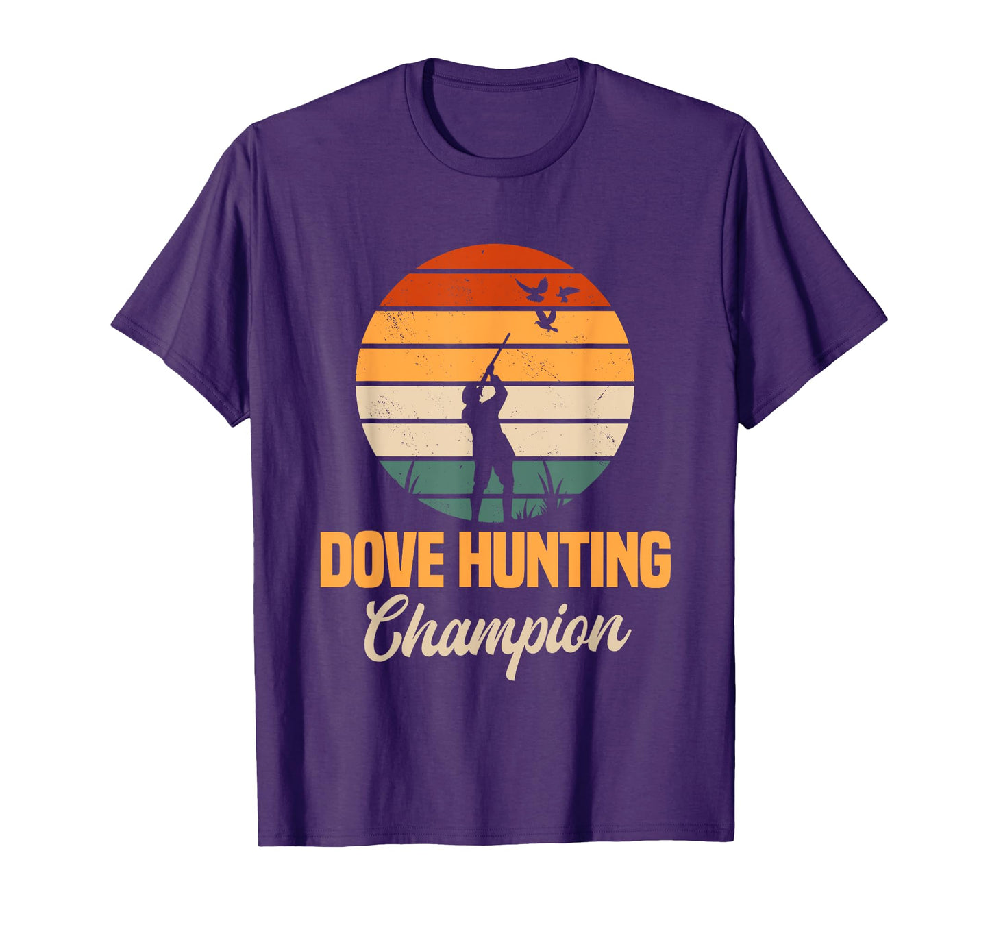 Dove Hunting Retro Vintage Bird Pigeon Hunter Huntress T-Shirt
