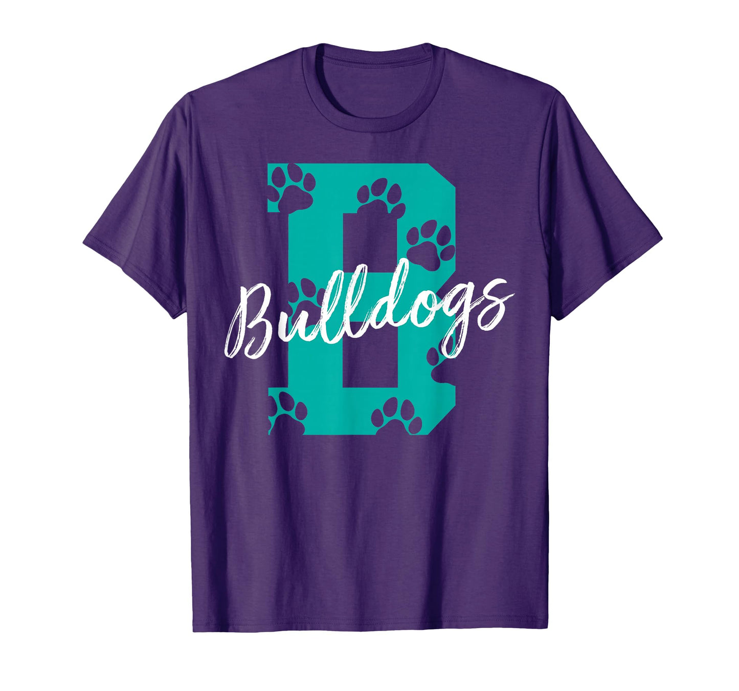Bulldogs with Foodprints - Bulldog T-Shirt