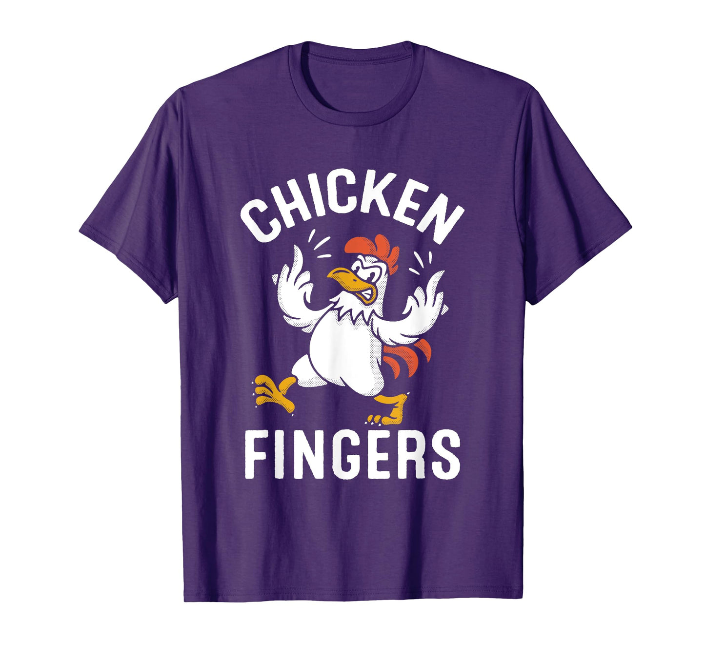 Chicken Fingers Funny Middle Finger Animal T-Shirt