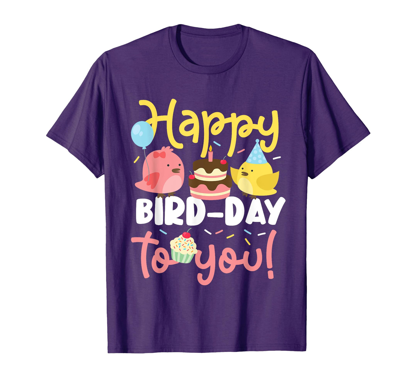 Happy bird day birds for a children's birthday party T-Shirt