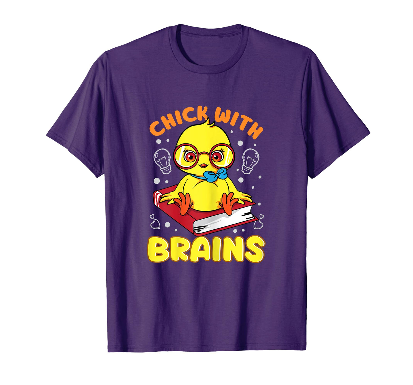 Chick With Brains Funny Sarcastic Smart Intelligent Women T-Shirt