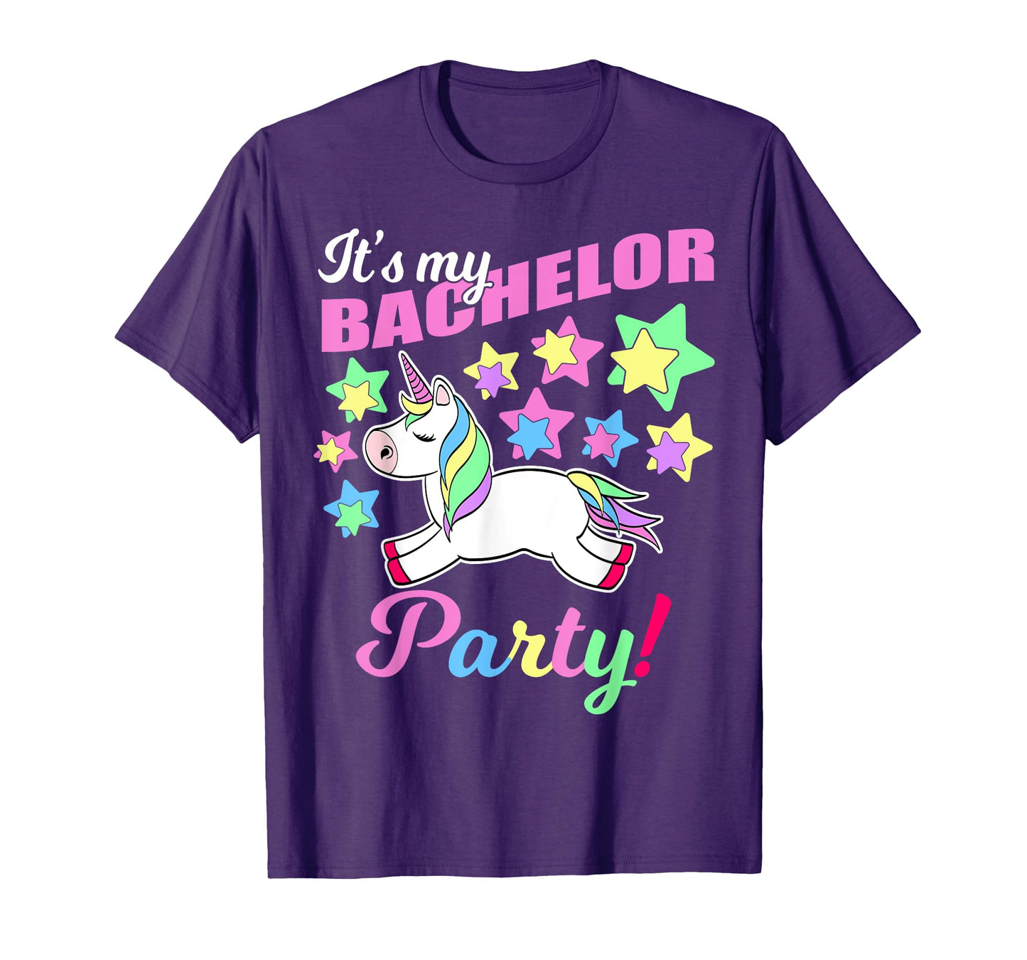 Its My Bachelor Party Unicorn Funny Marriage Party T-Shirt