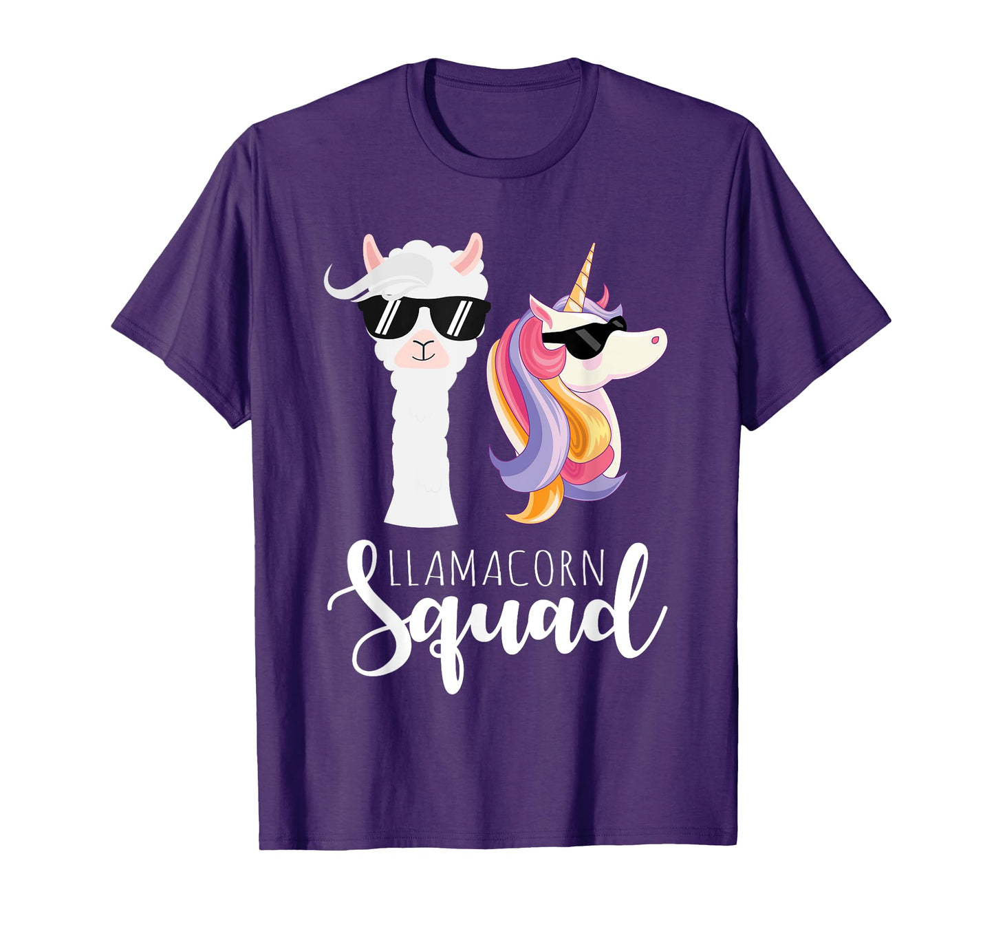 Llamacorn Squad Funny Unicorn Llama Squad Christmas T-Shirt
