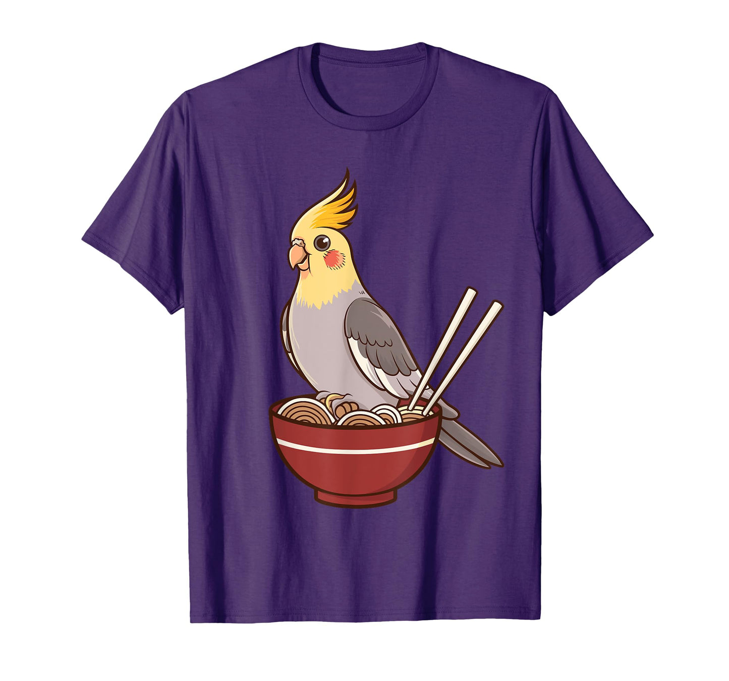 Cute Cockatiel Art For Men Women Kids Cockatiel Bird Lover T-Shirt