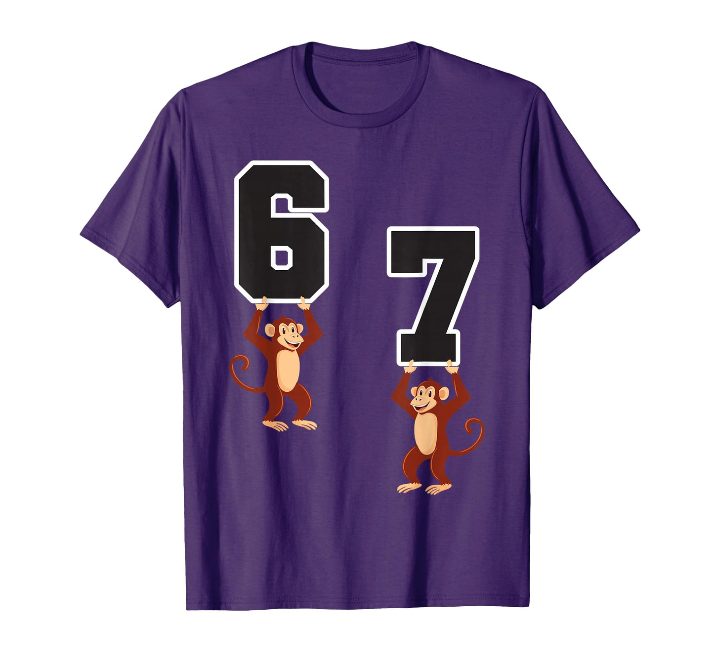 6 7 Funny Matching Teachers Halloween Costume Monkeys T-Shirt