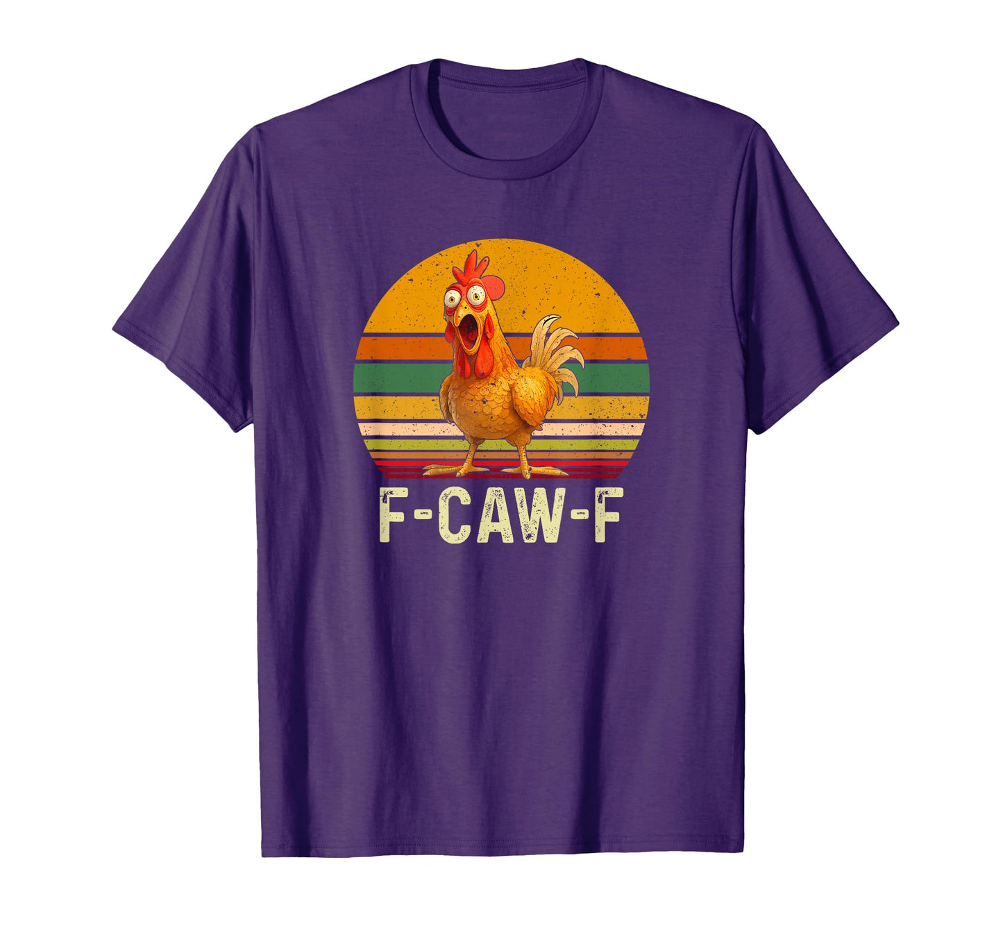 Funny F-Caw-F Chicken Shirts, FCAWF Chicken Vintage T-Shirt