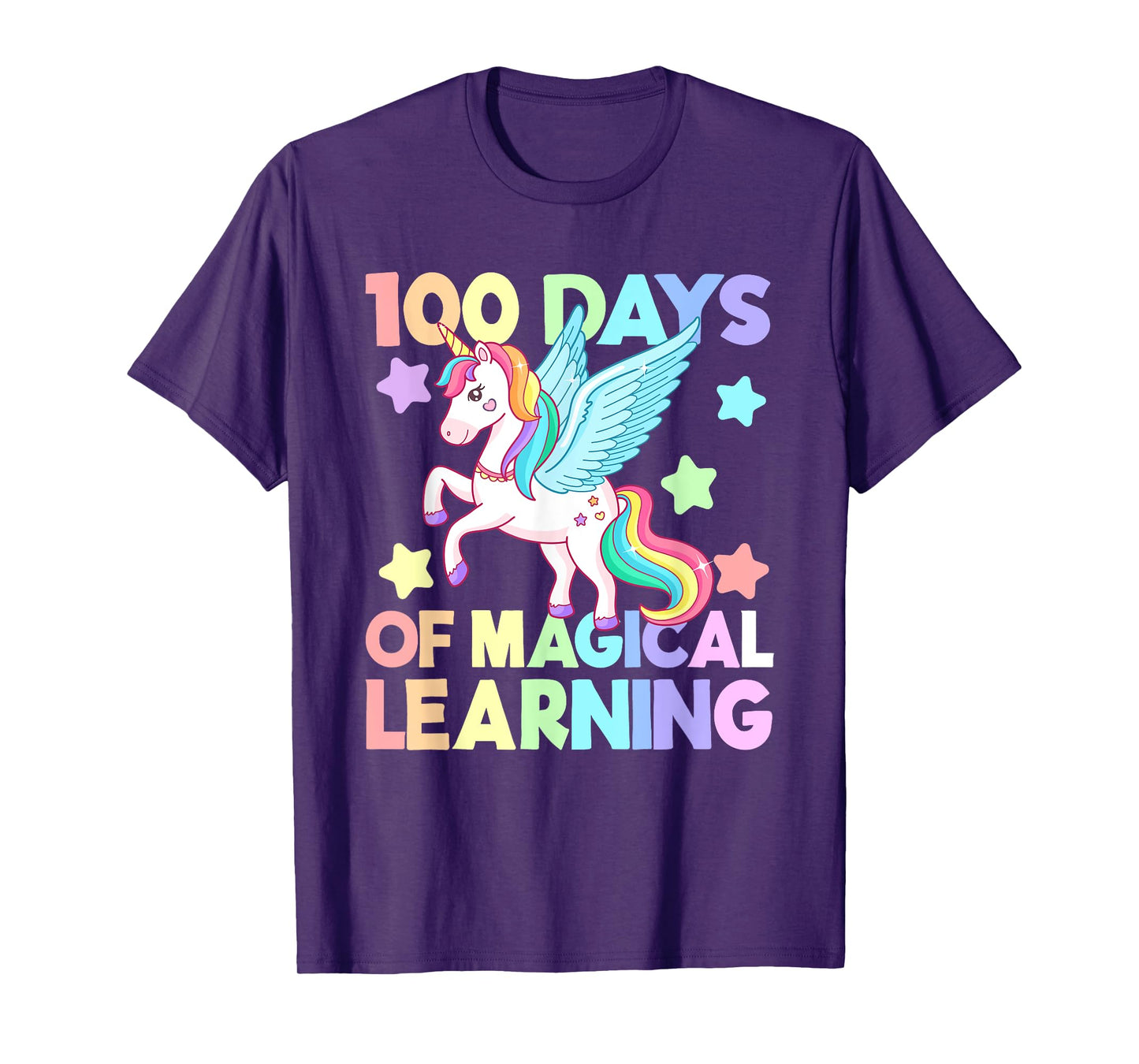 100 Days Of Magical Learning , 100 Days Of School Unicorn T-Shirt