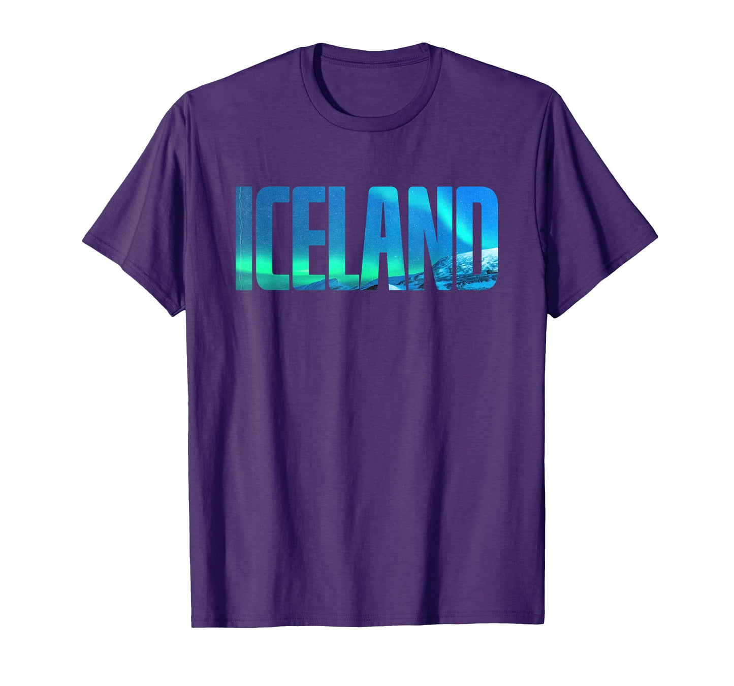 Icelandic Lights Reykjavik Vacations Iceland T-Shirt
