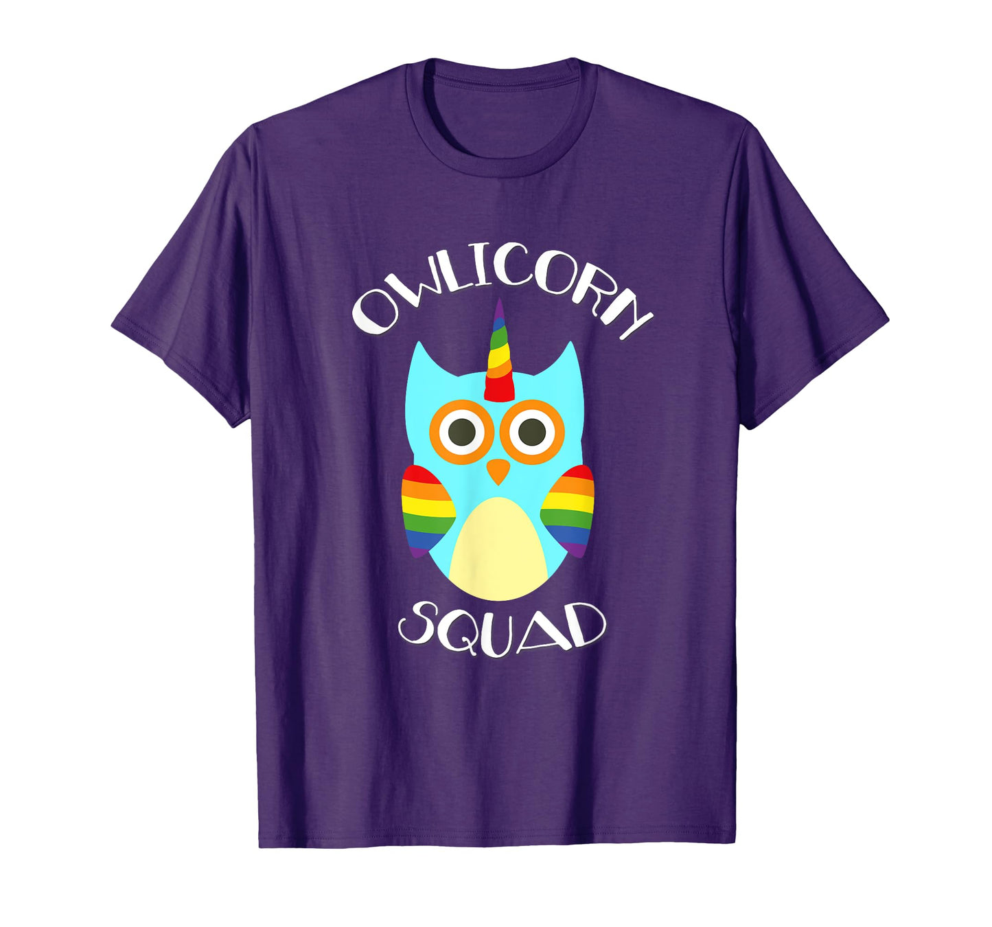 Owlicorn Owl Unicorn Mash Up Squad Shirt T-Shirt
